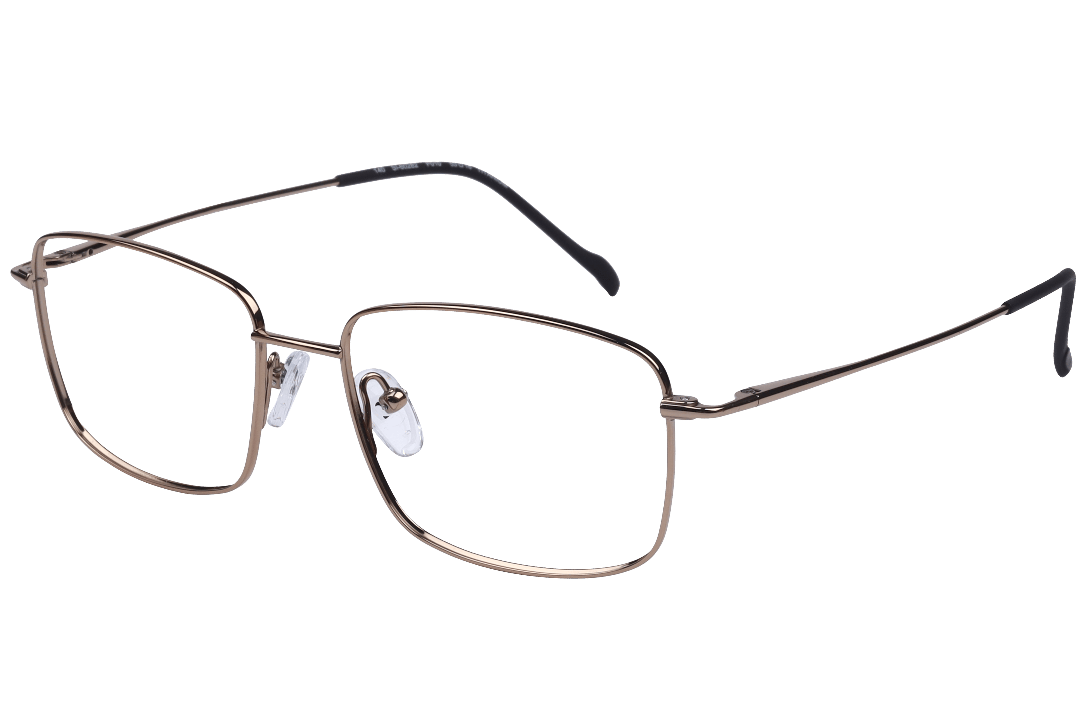 Hans Stepper SI-60282 Frame Brown Male Full Titanium Frame — Brown frame — view 1