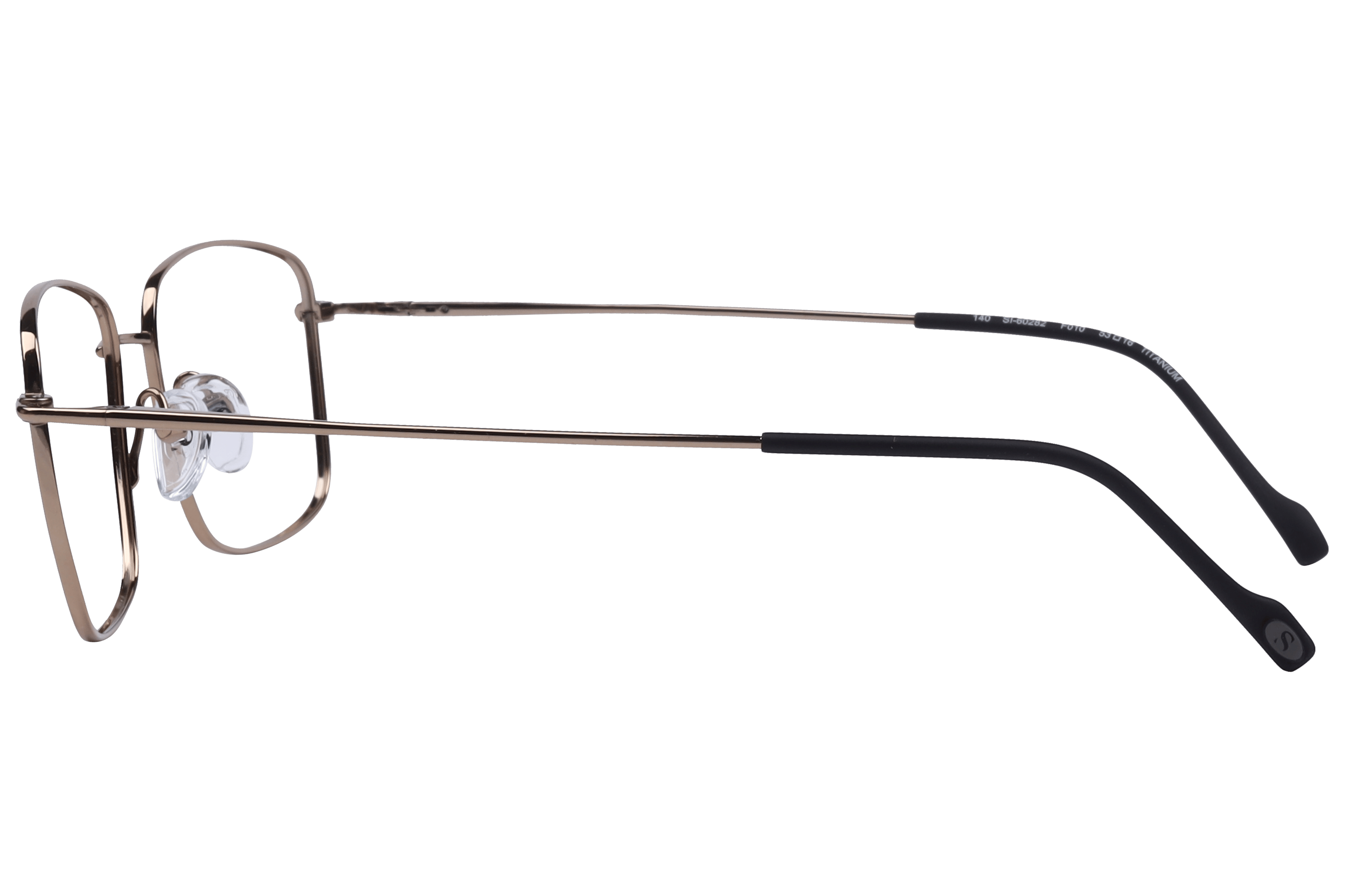 Hans Stepper SI-60282 Frame Brown Male Full Titanium Frame — Brown frame — view 5
