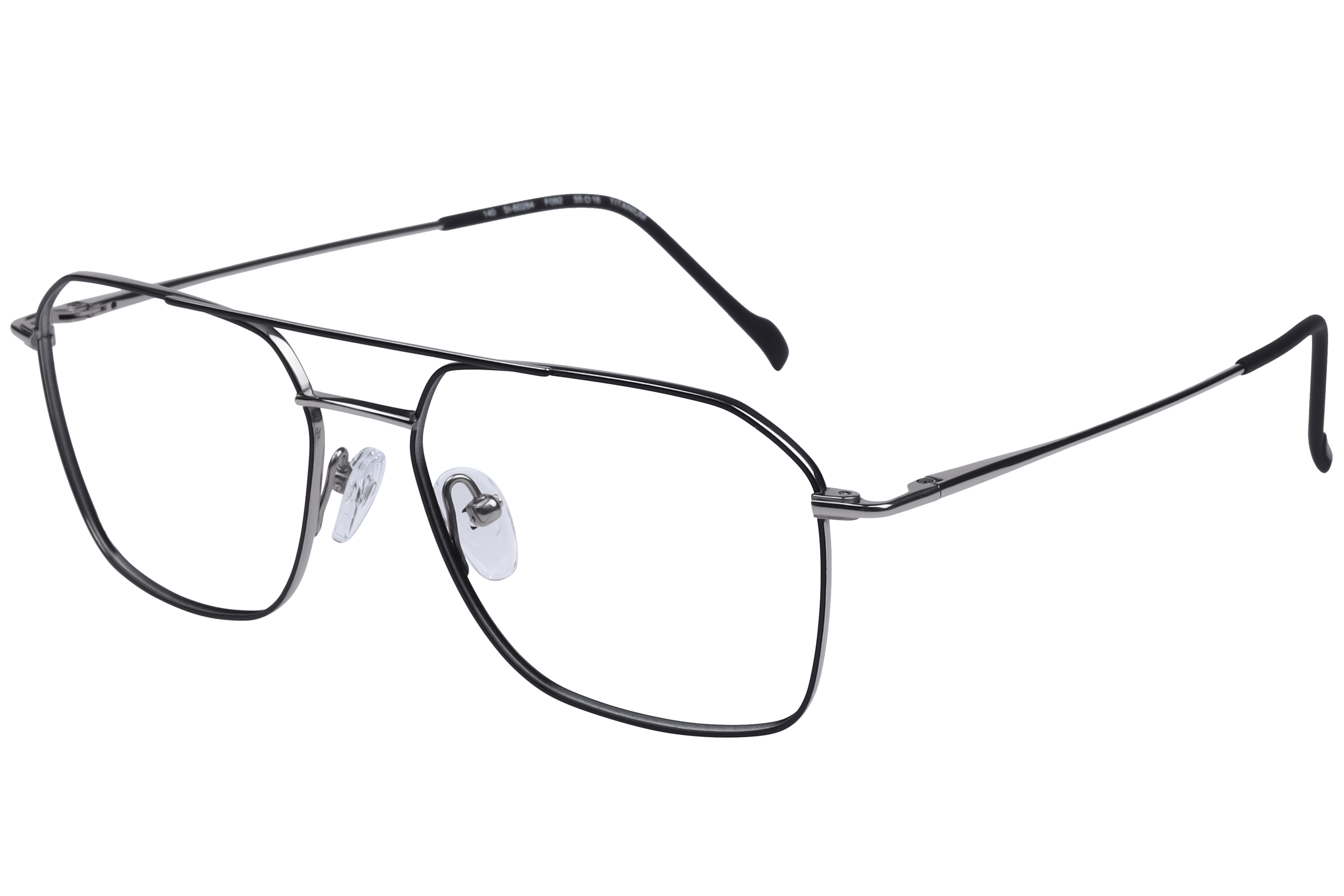 Hans Stepper SI-60284 Frame Black Male Full Titanium Frame — Black frame — view 1