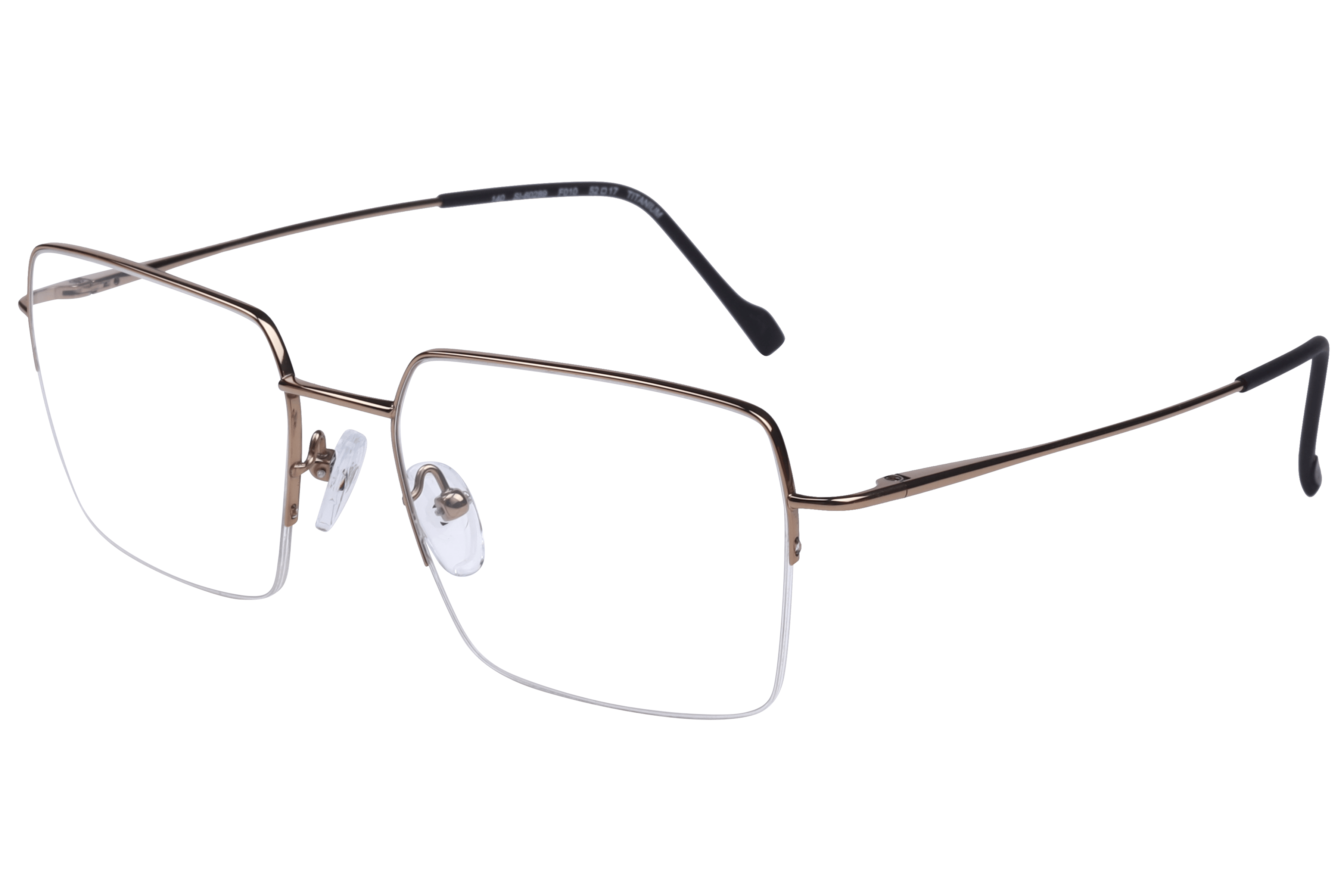 Hans Stepper SI-60289 Frame Brown Male Supra Titanium Frame — Brown frame — view 1