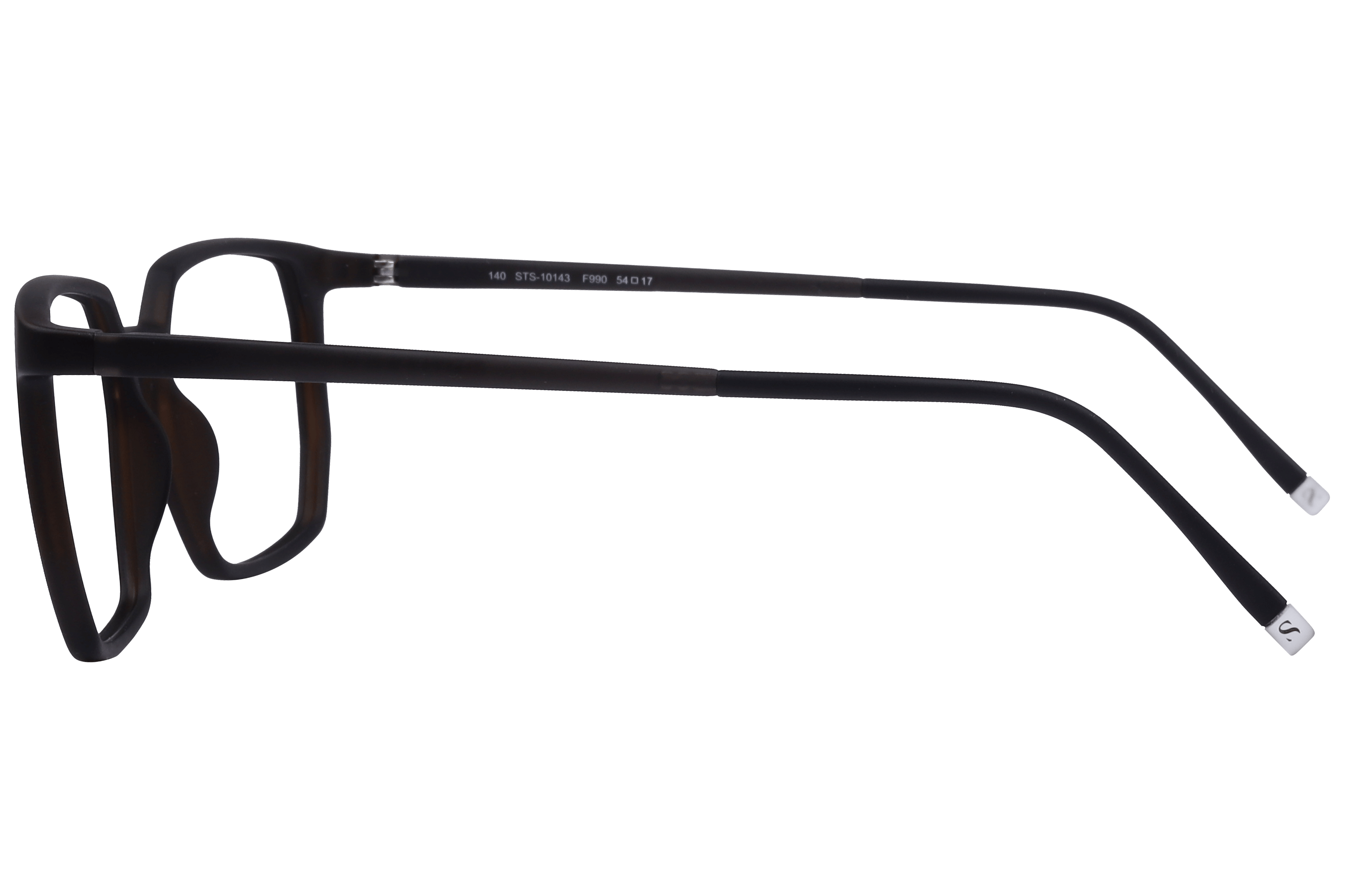 Hans Stepper STS-10143 Frame Matt Black Male Full Shell Frame — Matt Black frame — view 3
