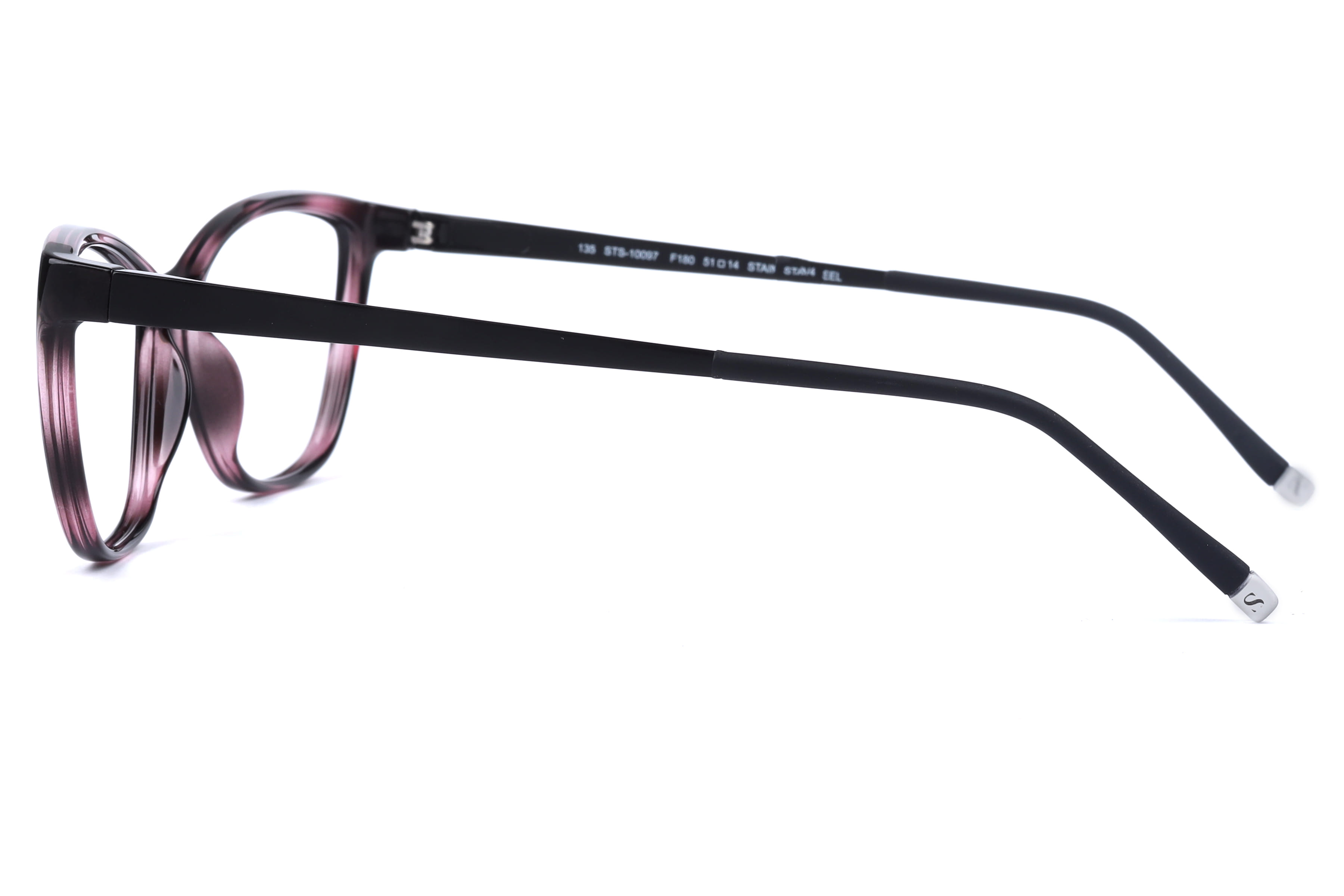 Hans Stepper STS-10097 Frame Havana Female Full Stainless St Frame — Havana frame — view 2