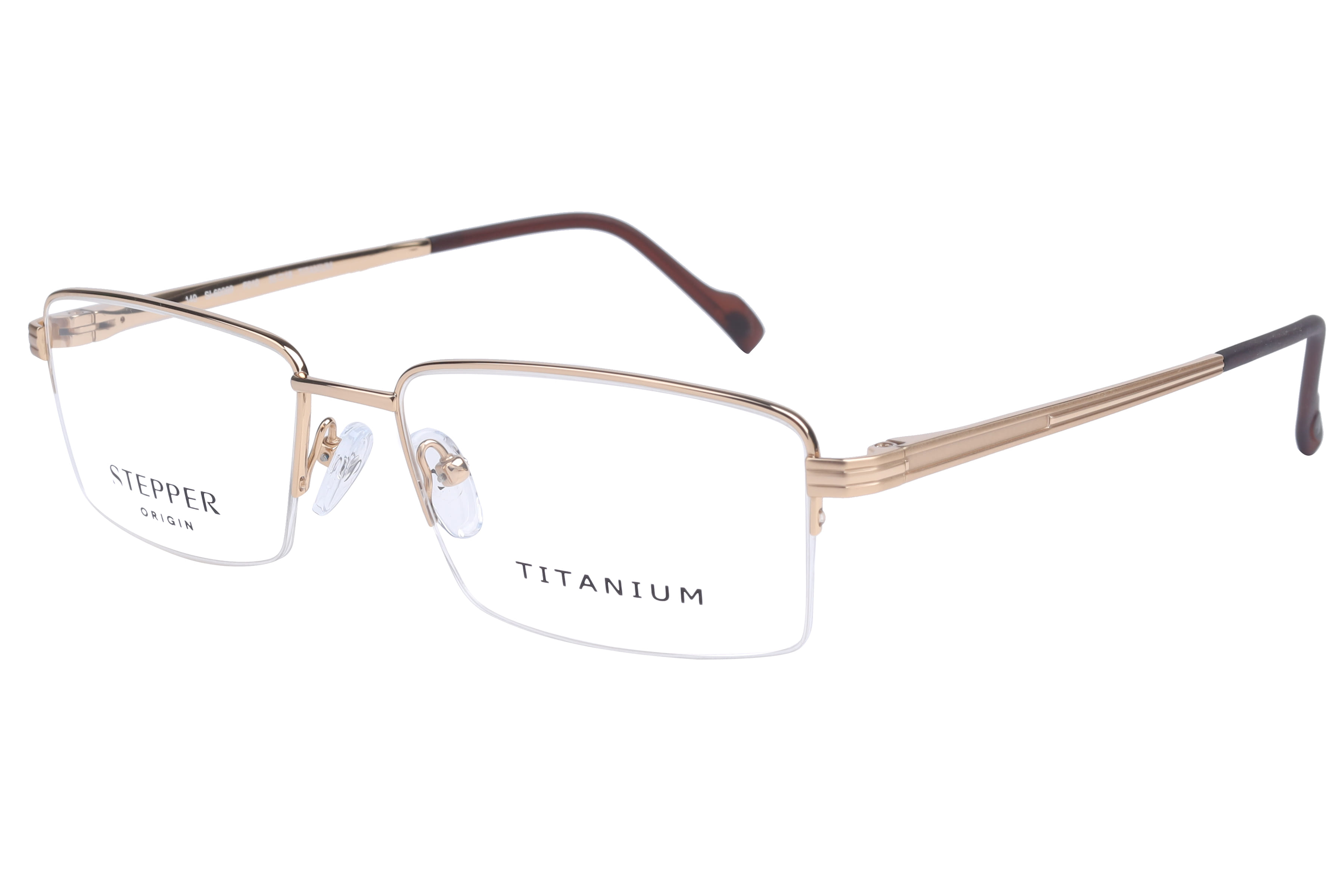 Hans Stepper SI-60069 Frame Gold Male Supra Titanium Frame — Gold frame — view 1