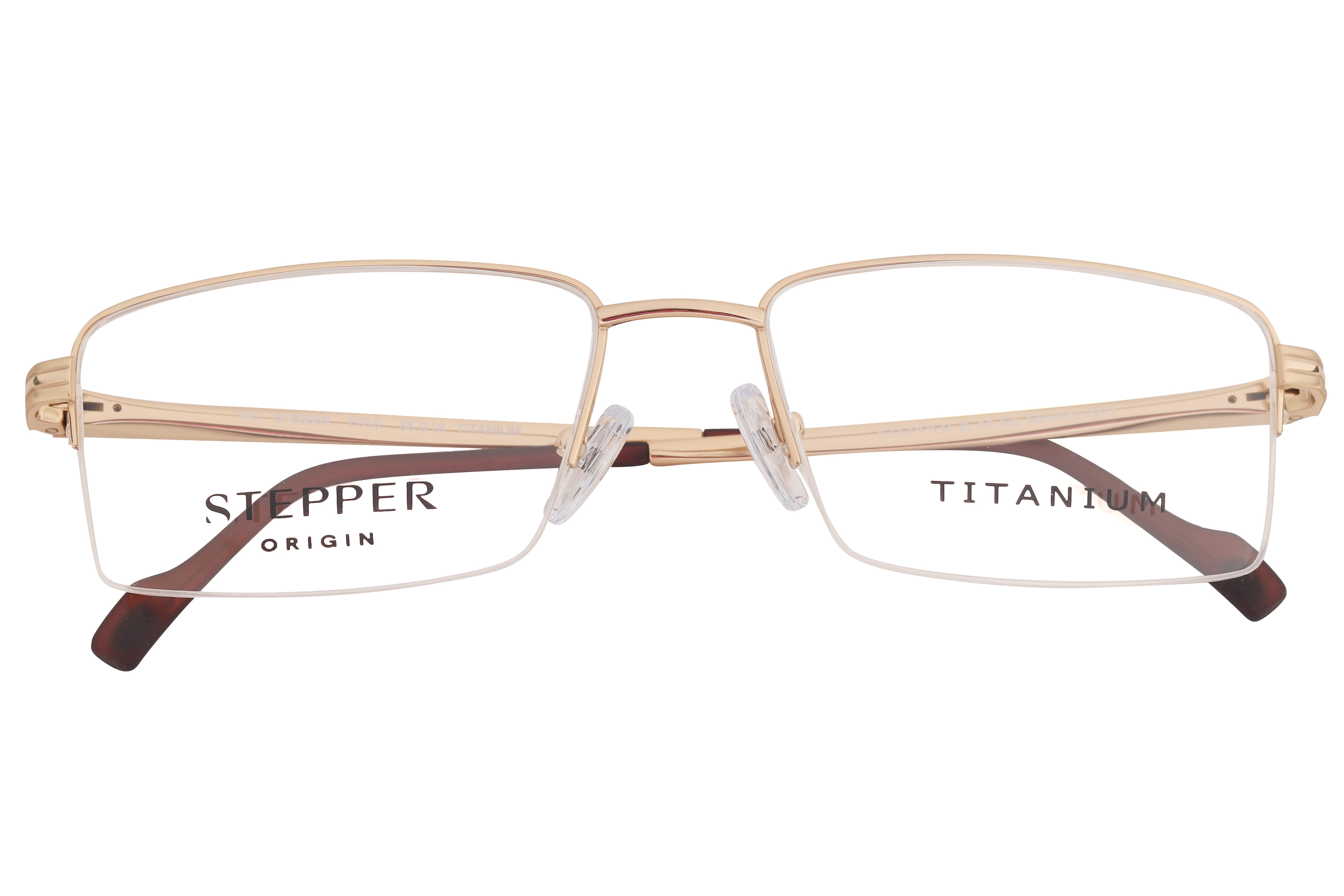 Hans Stepper SI-60069 Frame Gold Male Supra Titanium Frame — Gold frame — view 3
