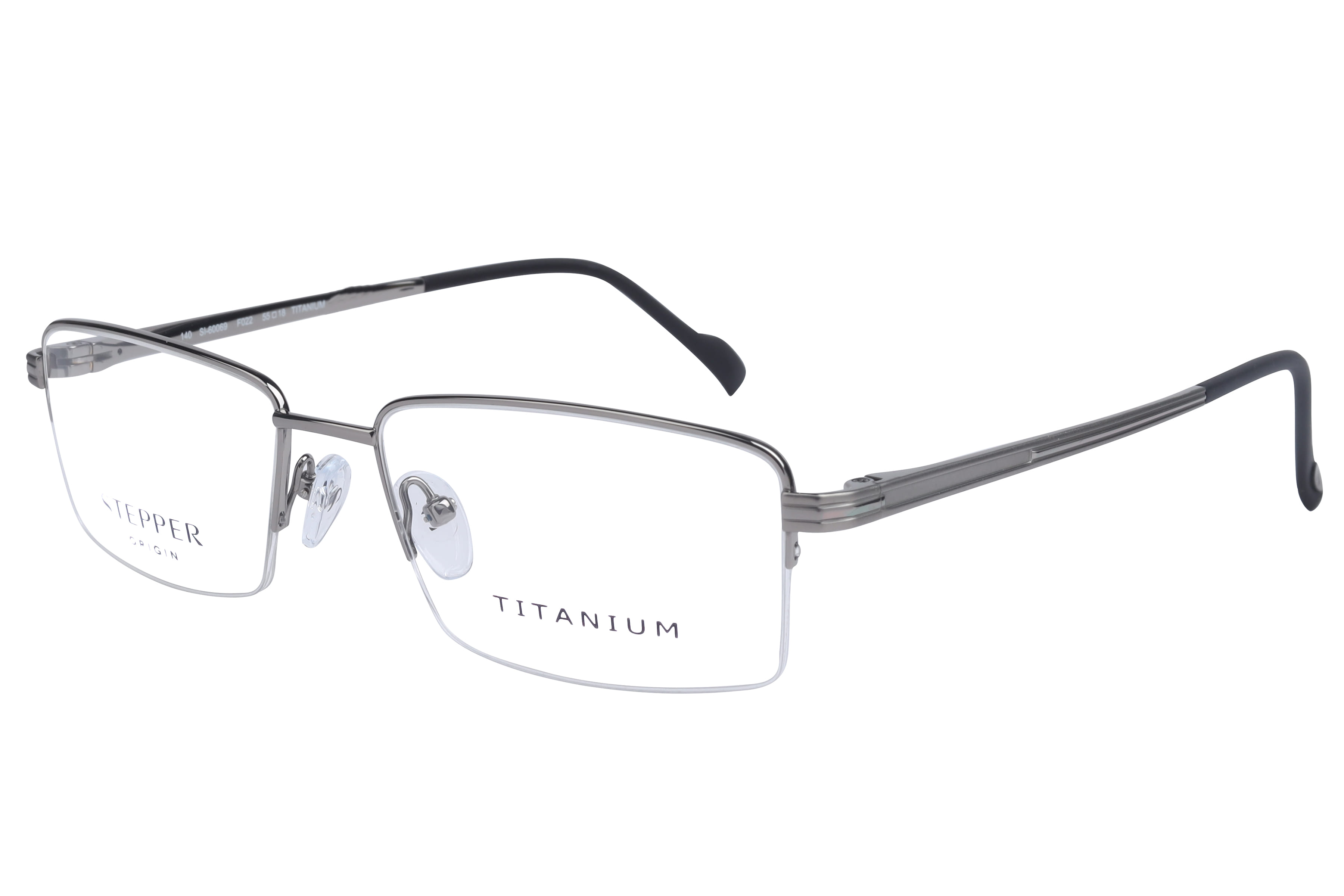 Hans Stepper SI-60069 Frame Gun Metal Male Supra Titanium Frame — Gun Metal frame — view 1