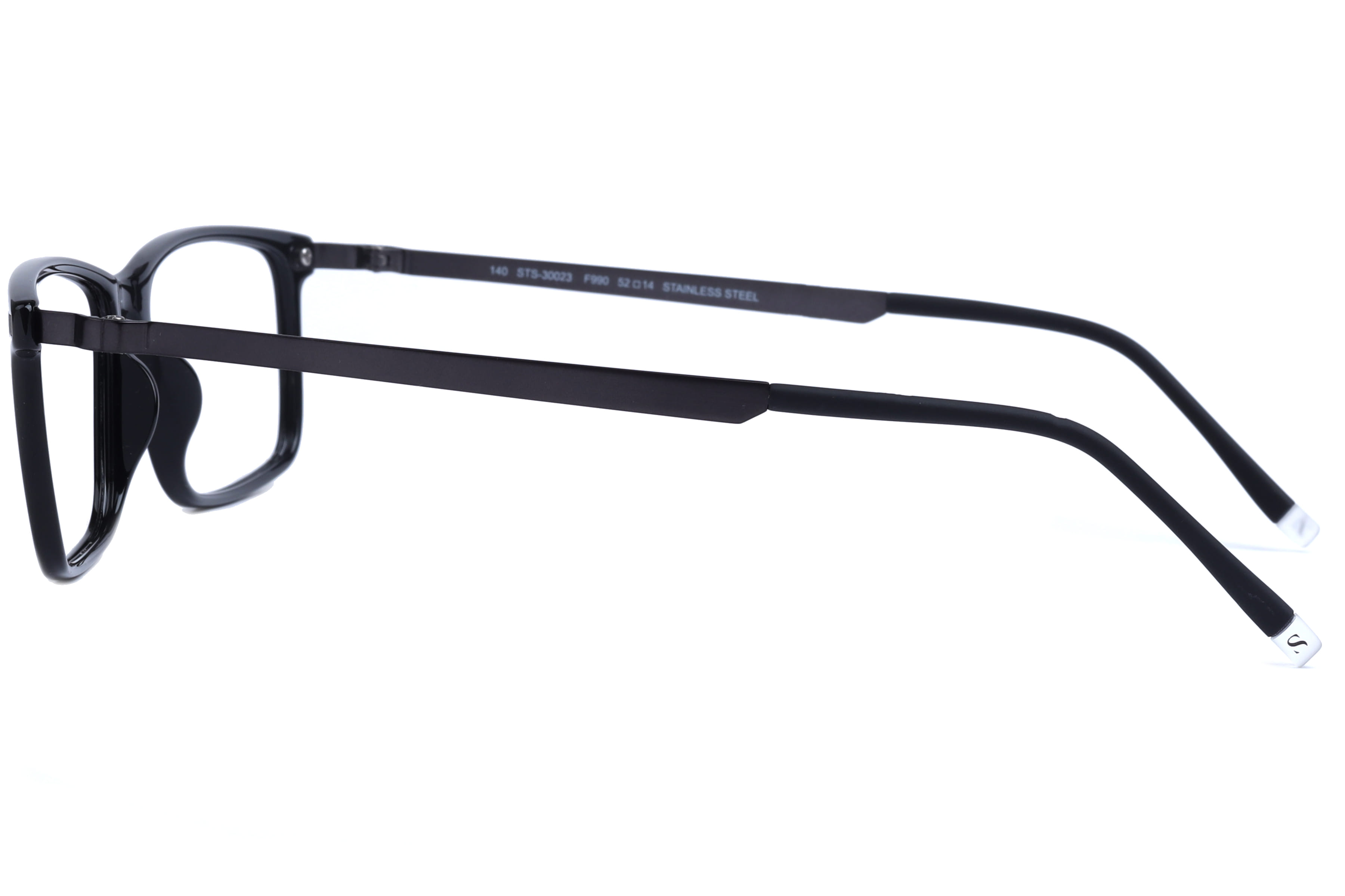 Hans Stepper STS-30023 Frame Black Male Full Stainless Steel Frame — Black frame — view 2