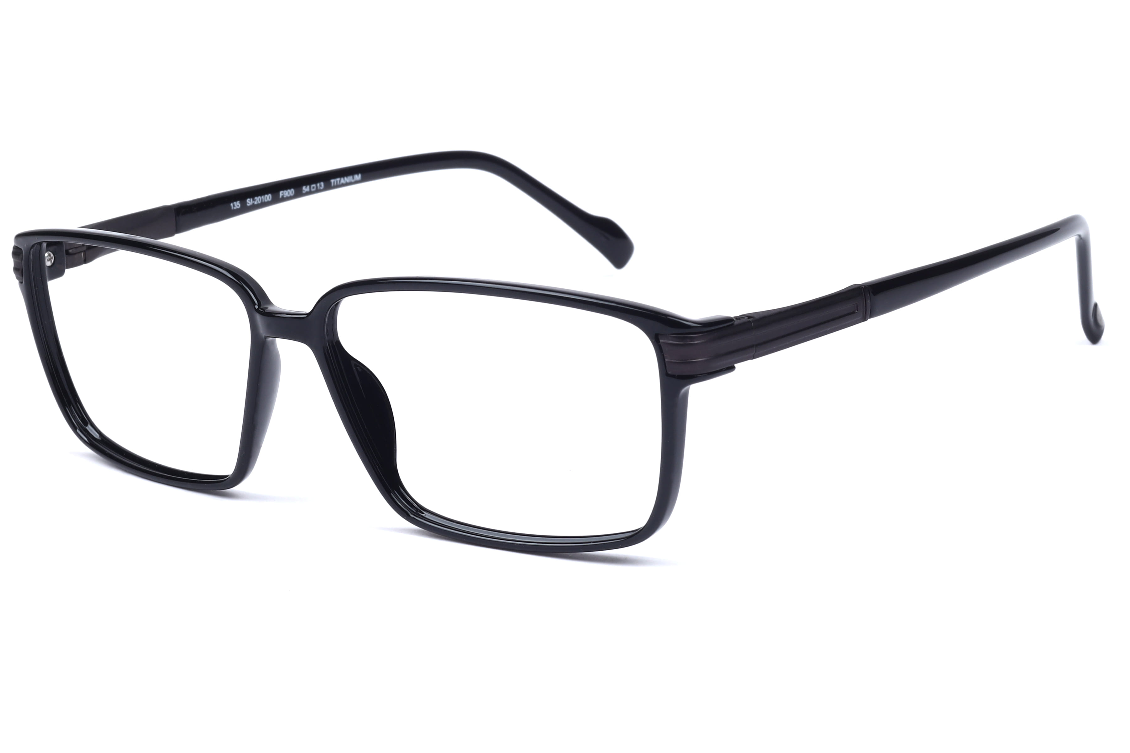 Hans Stepper SI-20100 Frame Black Male Full Titanium Frame — Black frame — view 1