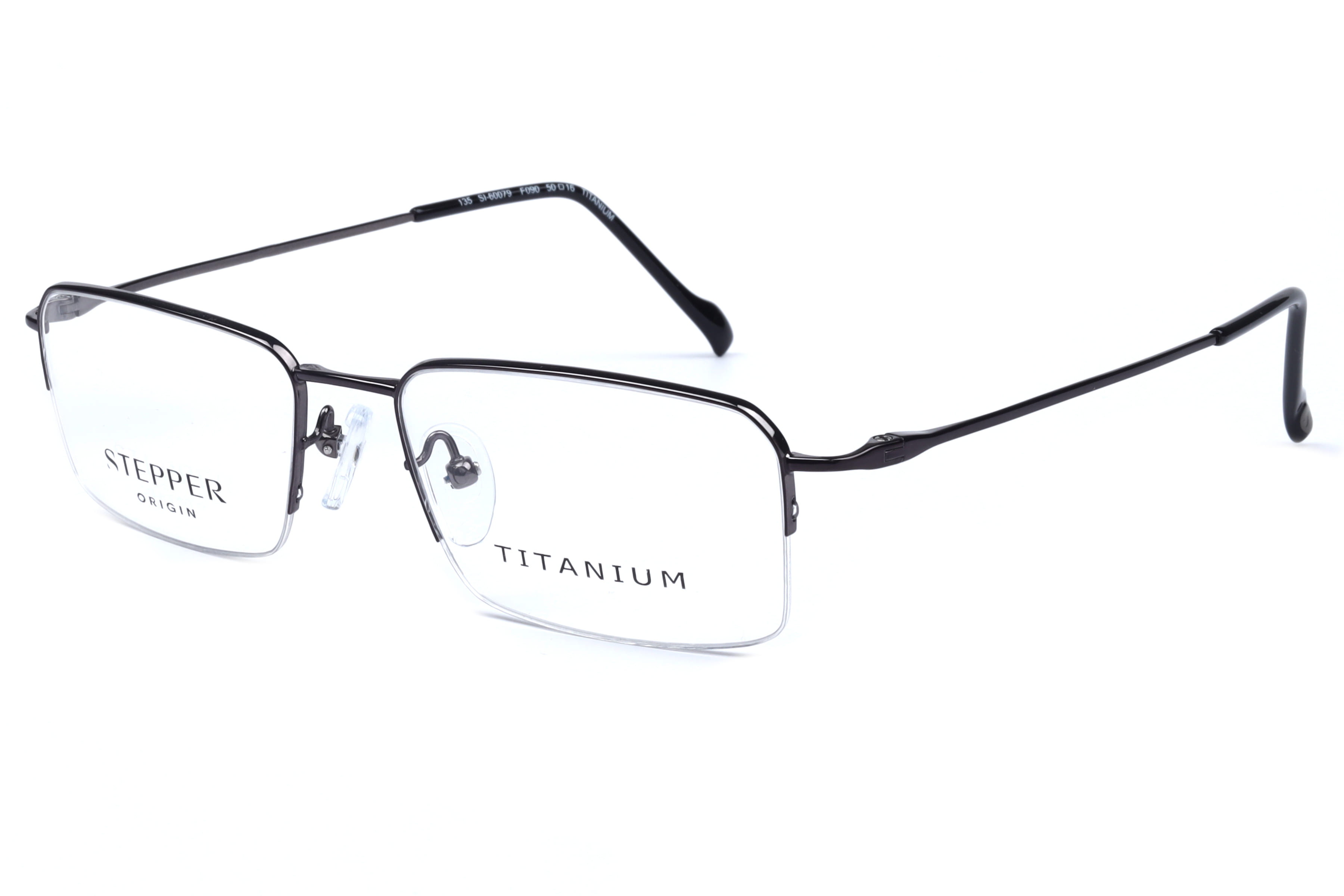 Hans Stepper SI-60079 Frame Black Unisex Supra Titanium — Black frame