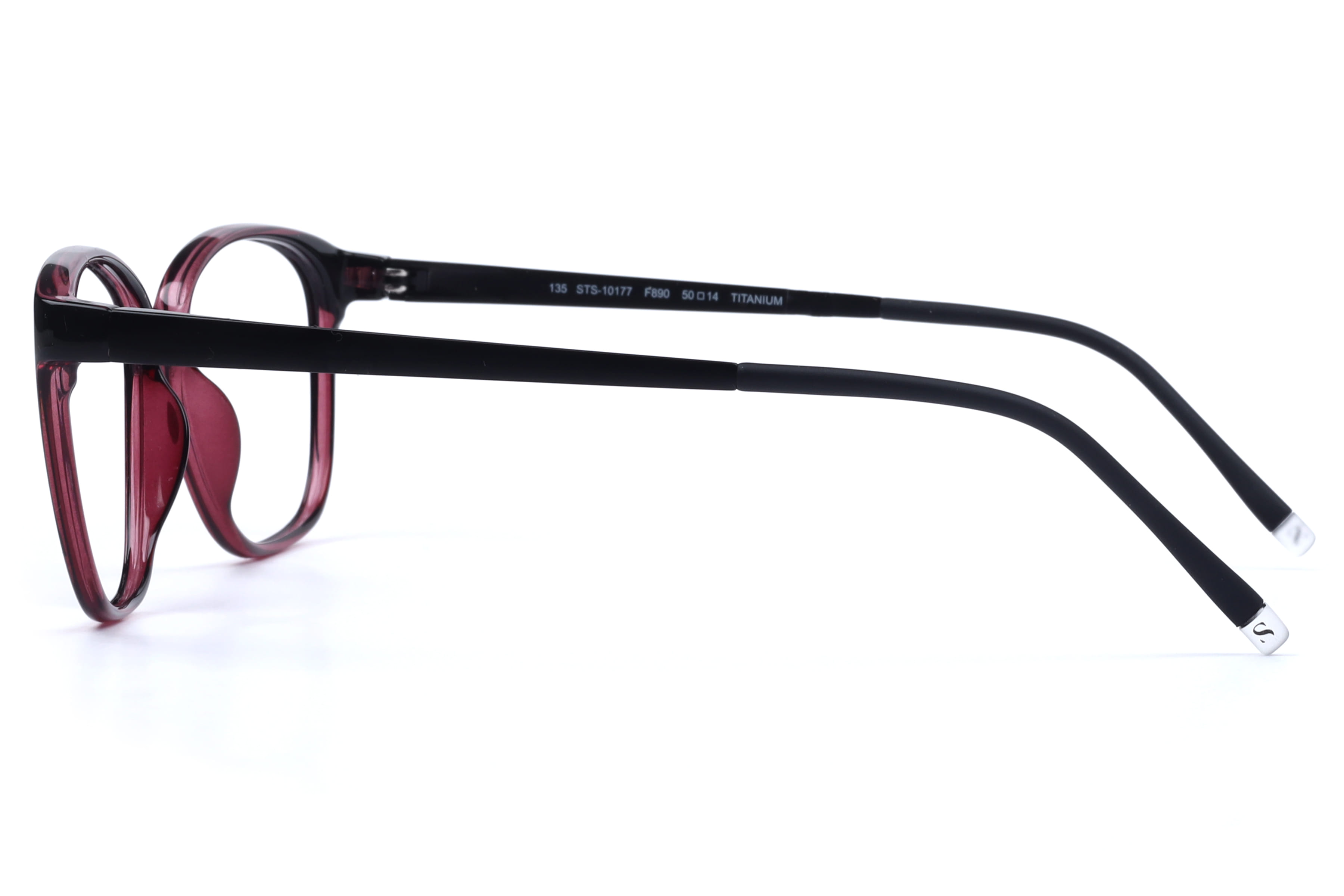 Hans Stepper STS-10177 Frame Violet Female Full Titanium Frame — Violet frame — view 3