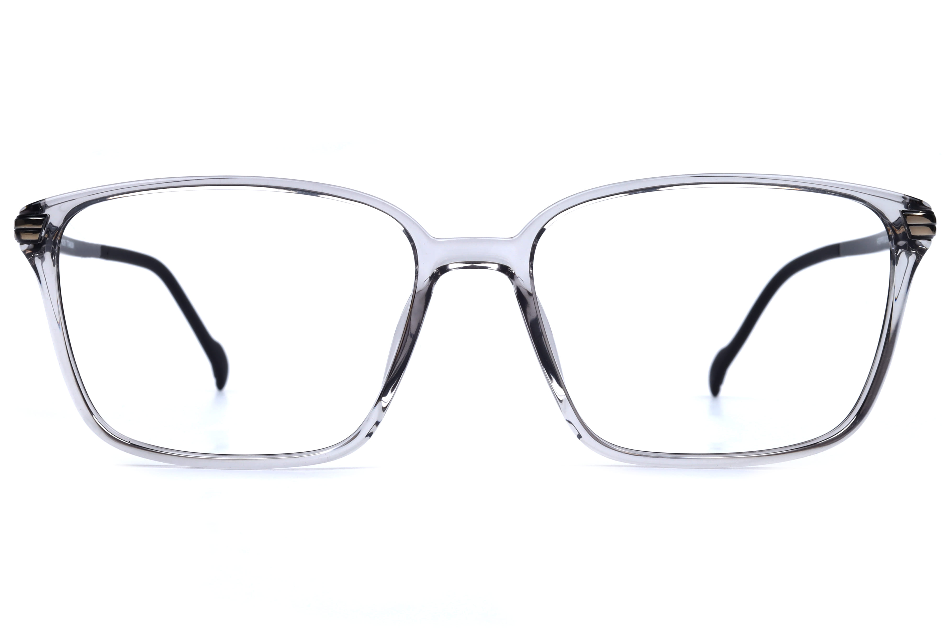Hans Stepper SI-20167 Frame Transparent Grey Male Full Titan Frame — Transparent Grey frame — view 2