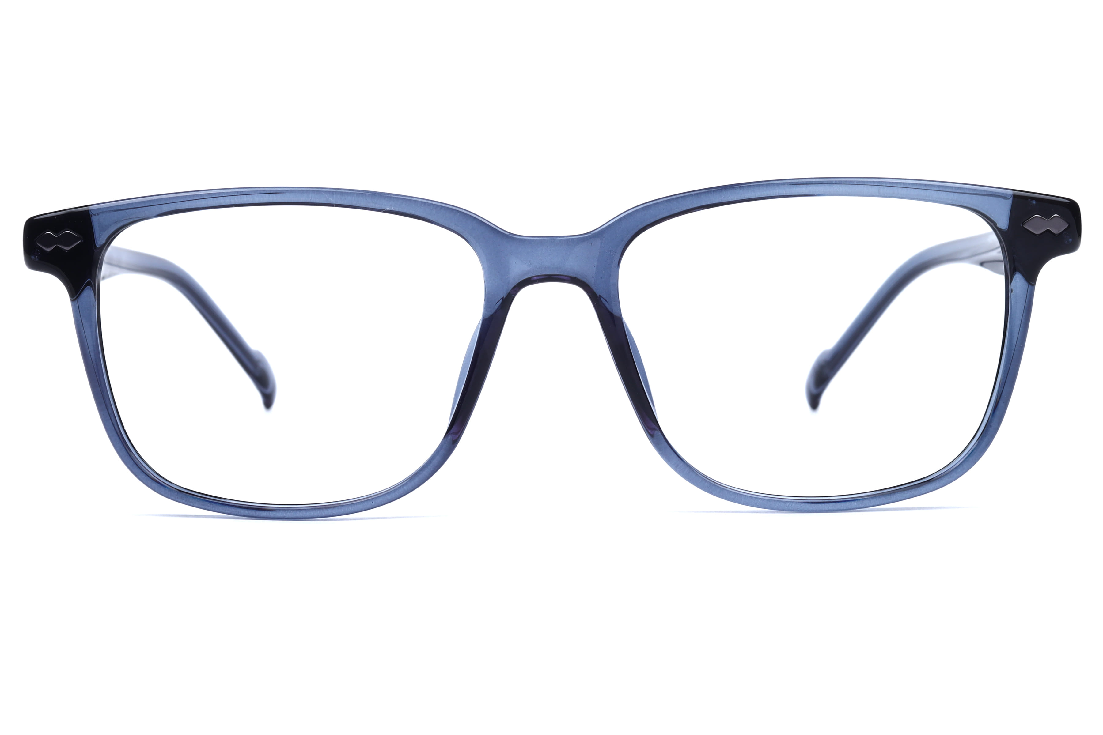 Hans Stepper SI-20137 Frame Transparent Blue Male Full Shell — Transparent Blue frame