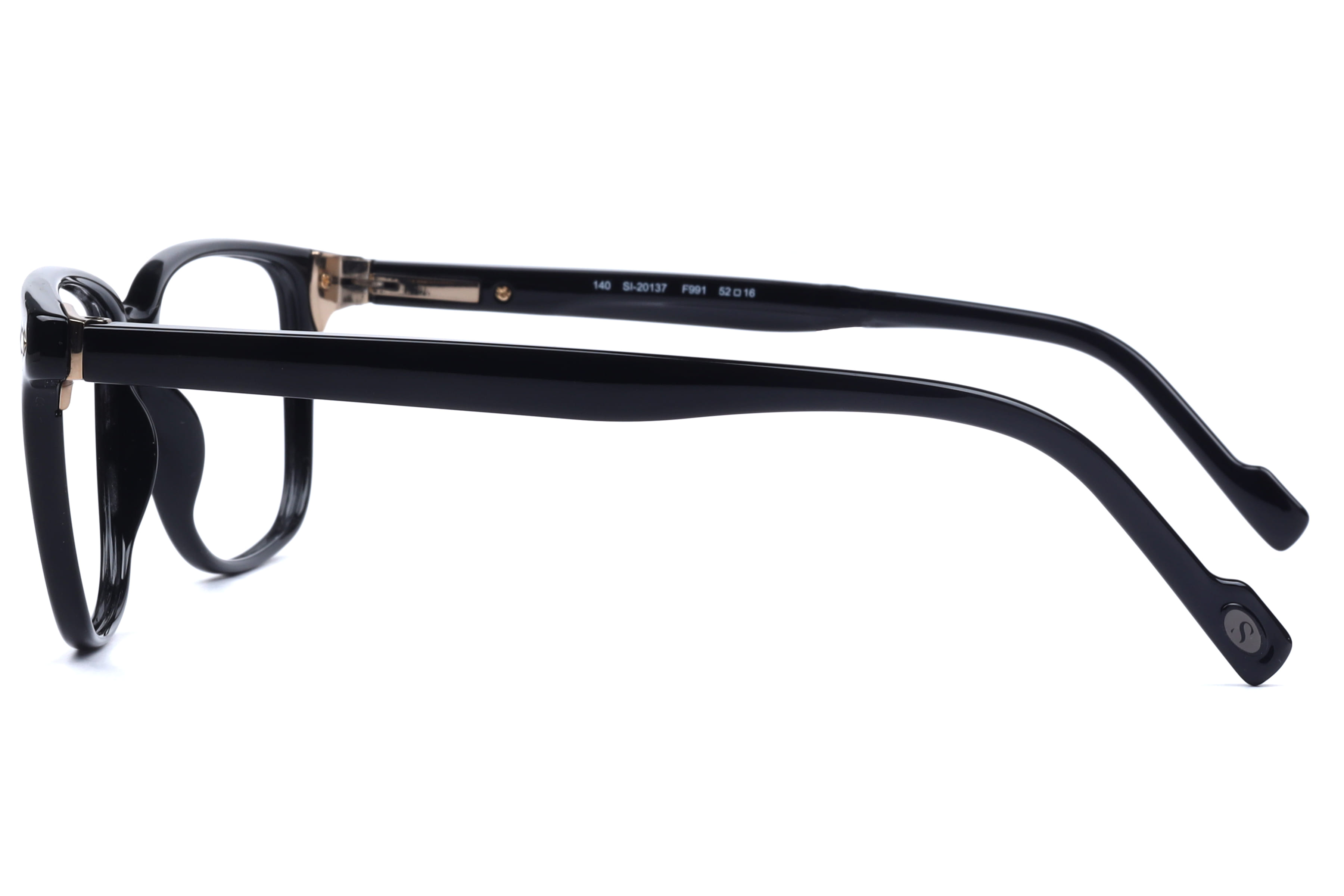 Hans Stepper SI-20137 Frame Black Male Full Shell Frame — Black frame — view 2