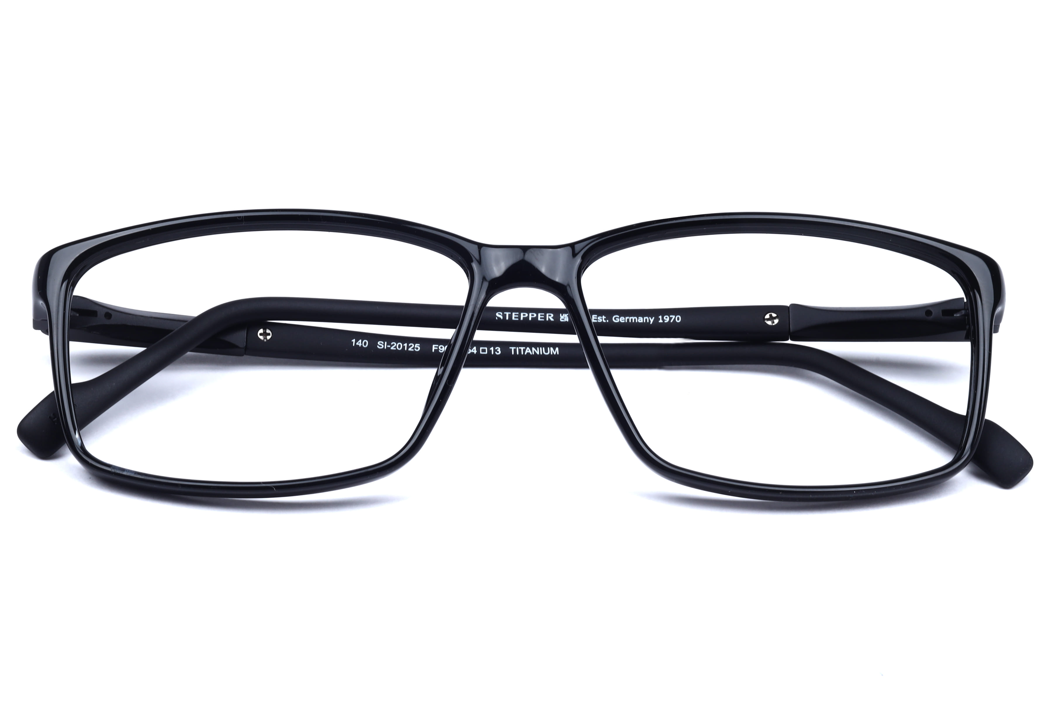 Hans Stepper SI-20125 Frame Black Male Full Titanium Frame — Black frame — view 4