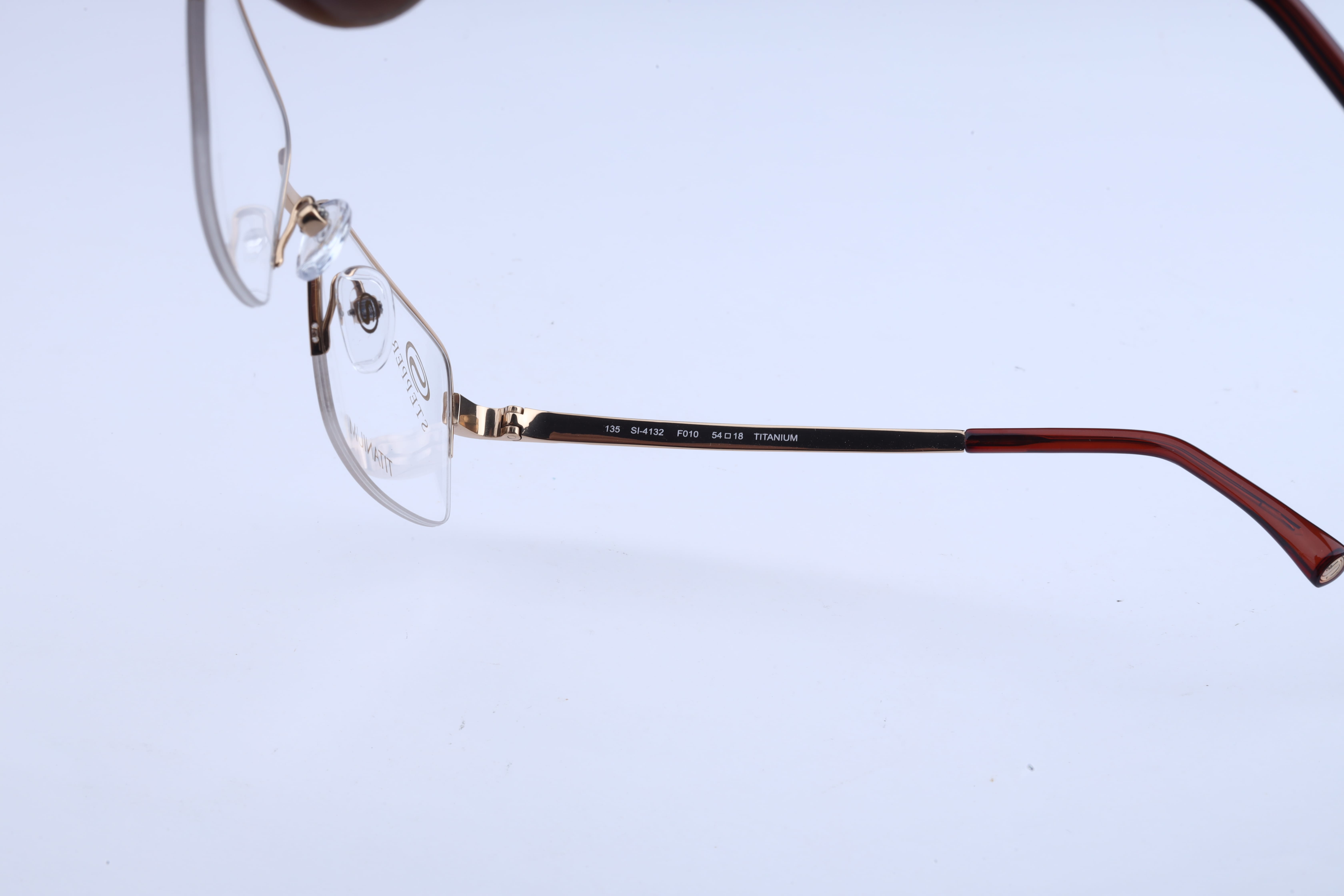 Hans Stepper SI-4132 Frame Gold Male Supra Titanium Frame — Gold frame — view 5