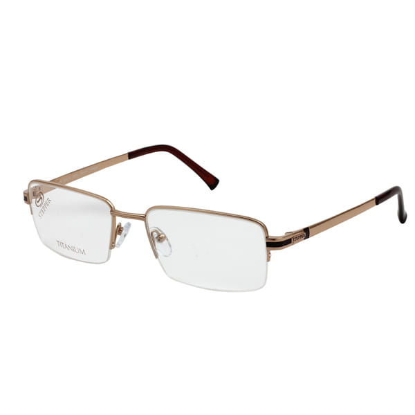 Hans Stepper SI-4132 Frame Gold Male Supra Titanium Frame — Gold frame — view 1