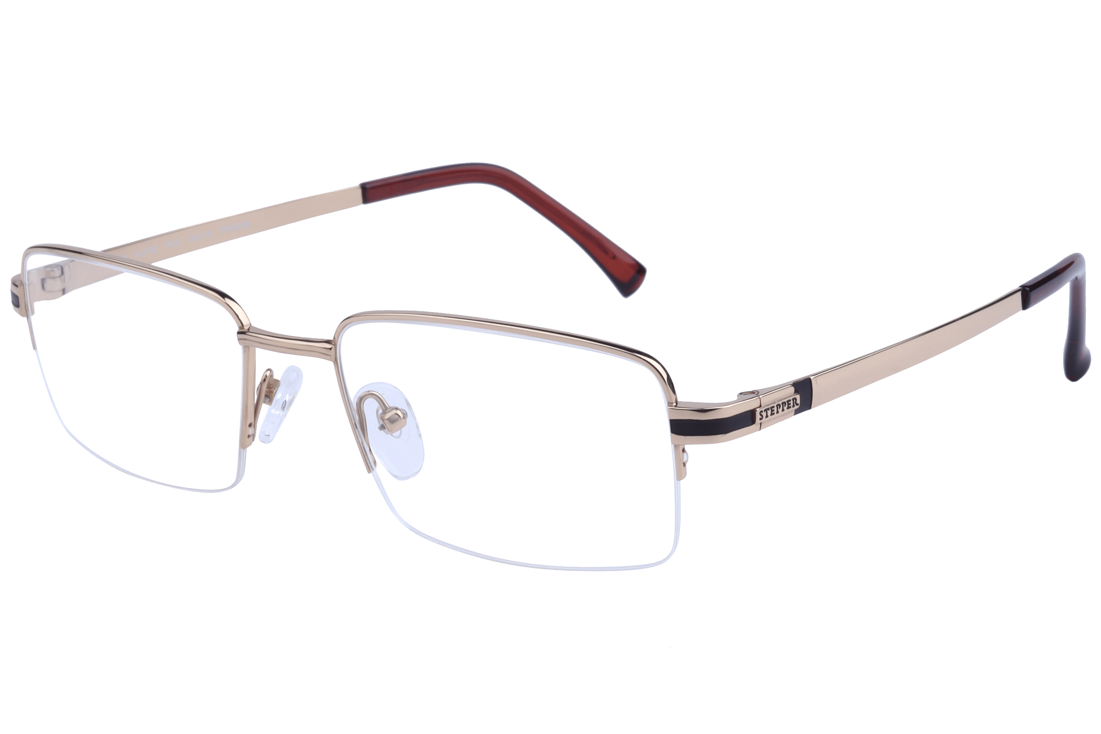 Hans Stepper SI-4132 Frame Gold Male Supra Titanium Frame — Gold frame — view 2