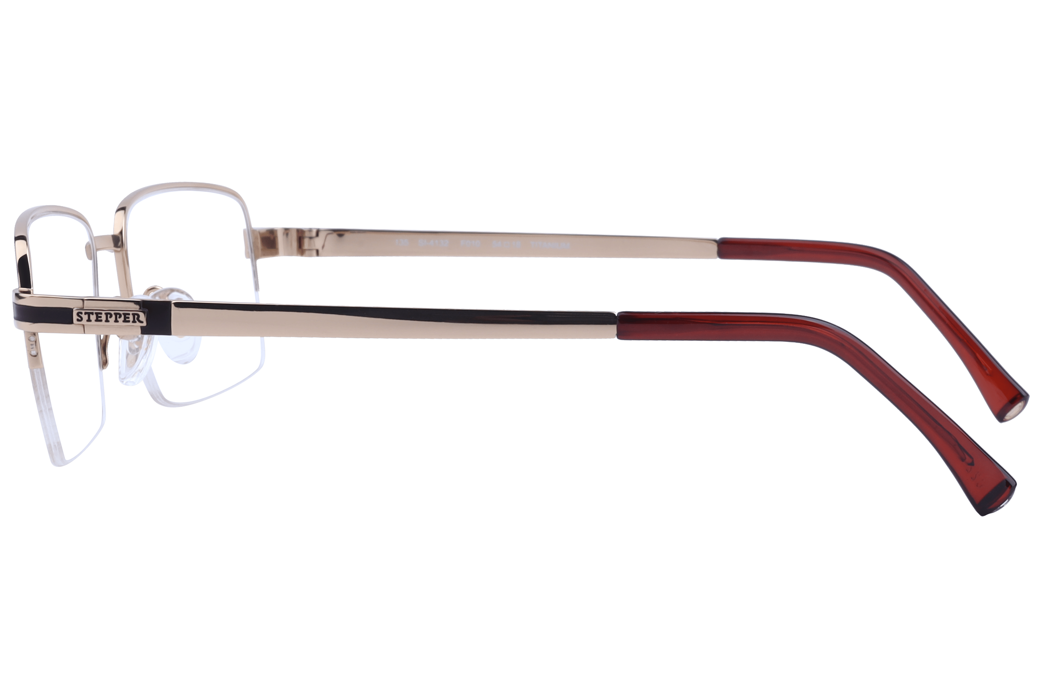 Hans Stepper SI-4132 Frame Gold Male Supra Titanium Frame — Gold frame — view 4