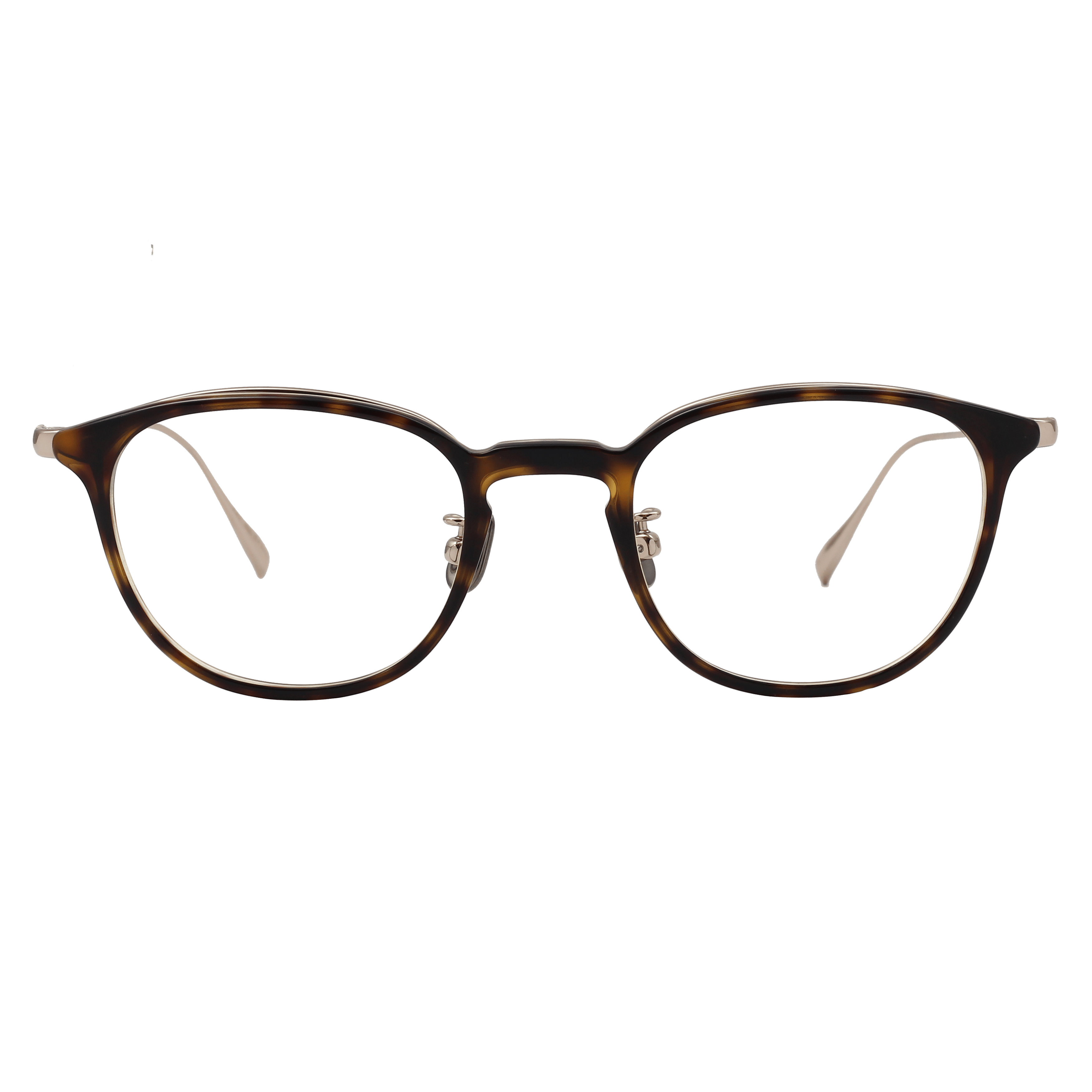 Hamamoto HT-555 Frame Tortoise Unisex Full Metal Frame — Tortoise frame — view 2
