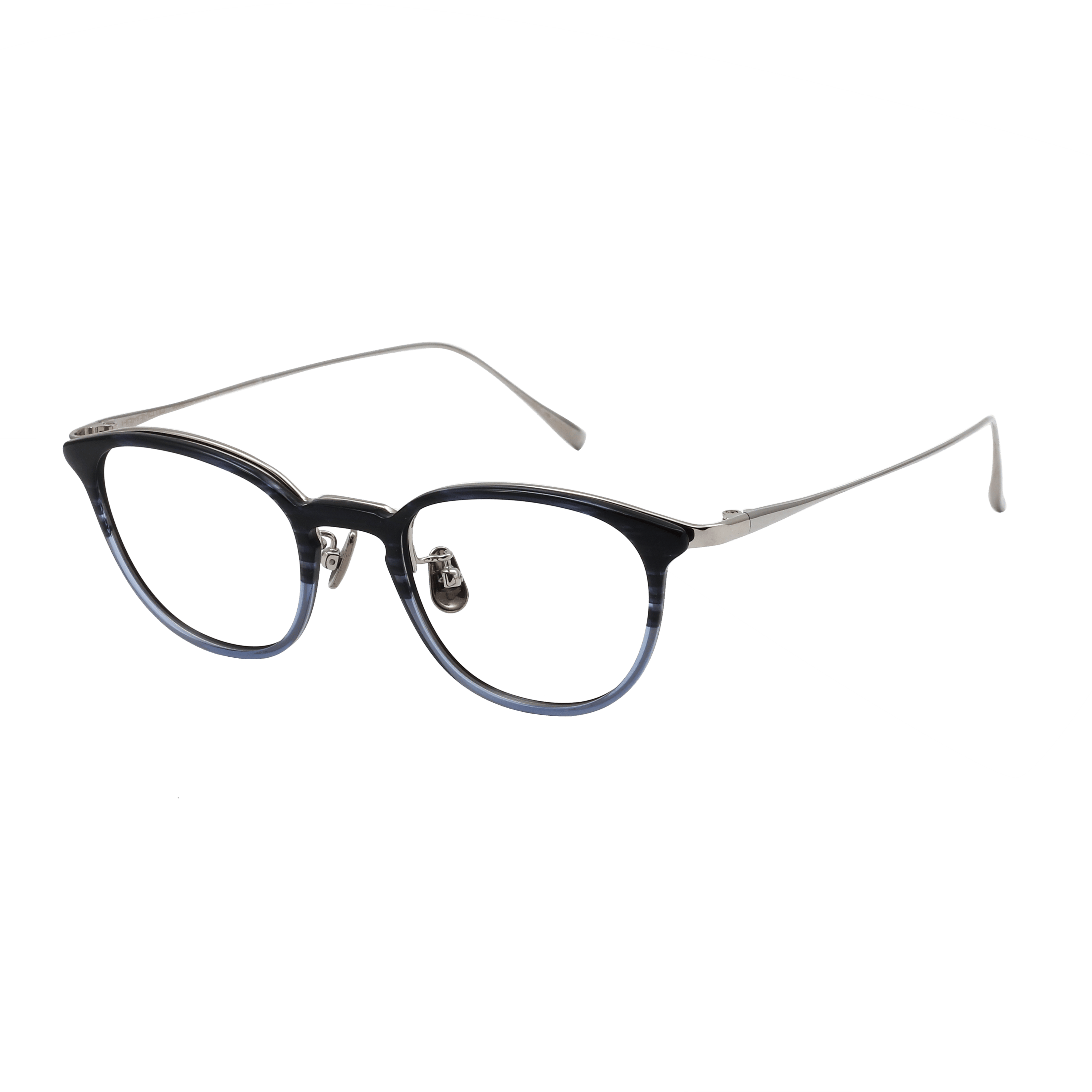 Hamamoto HT-555 Frame Blue Unisex Full Metal — Blue frame