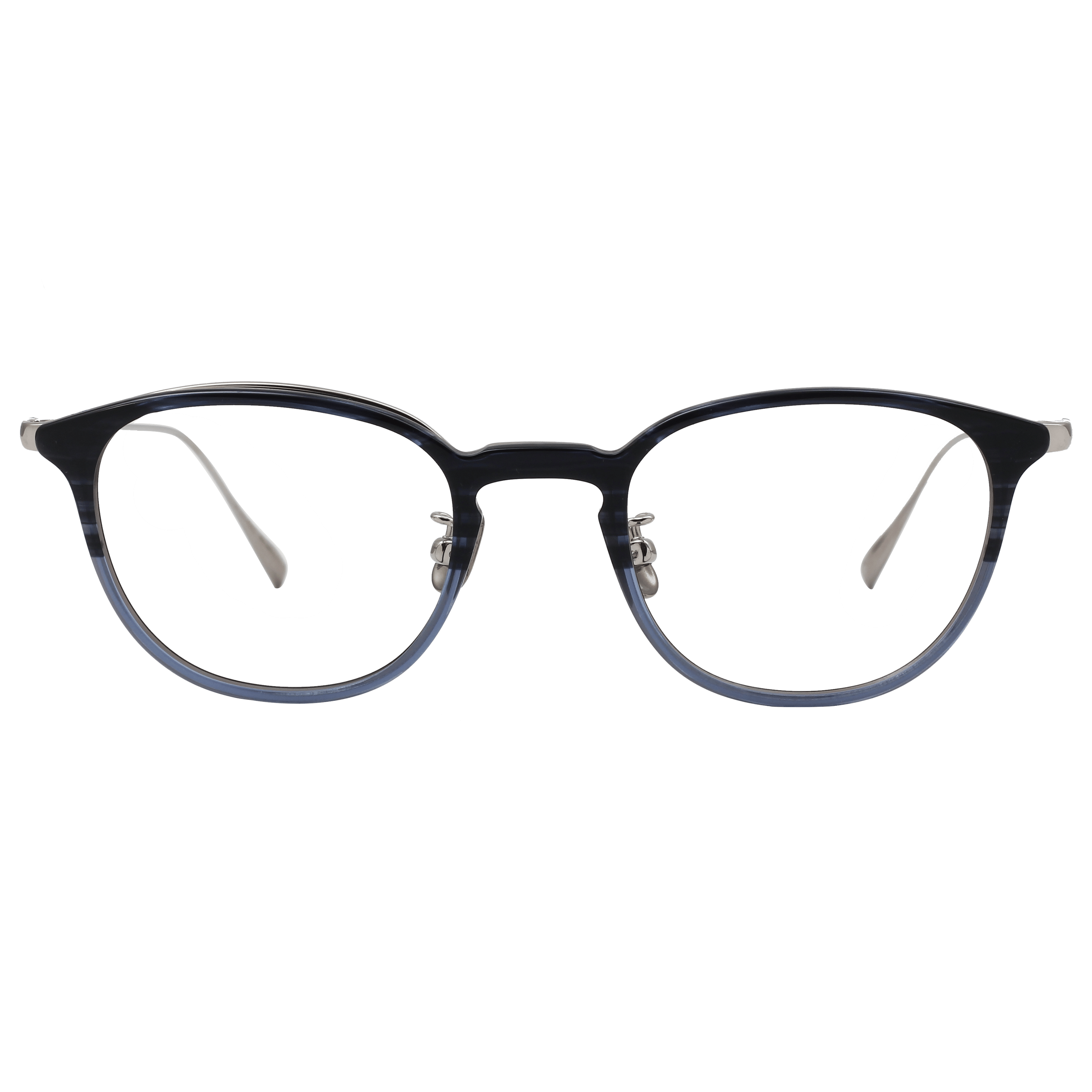 Hamamoto HT-555 Frame Blue Unisex Full Metal Frame — Blue frame — view 2