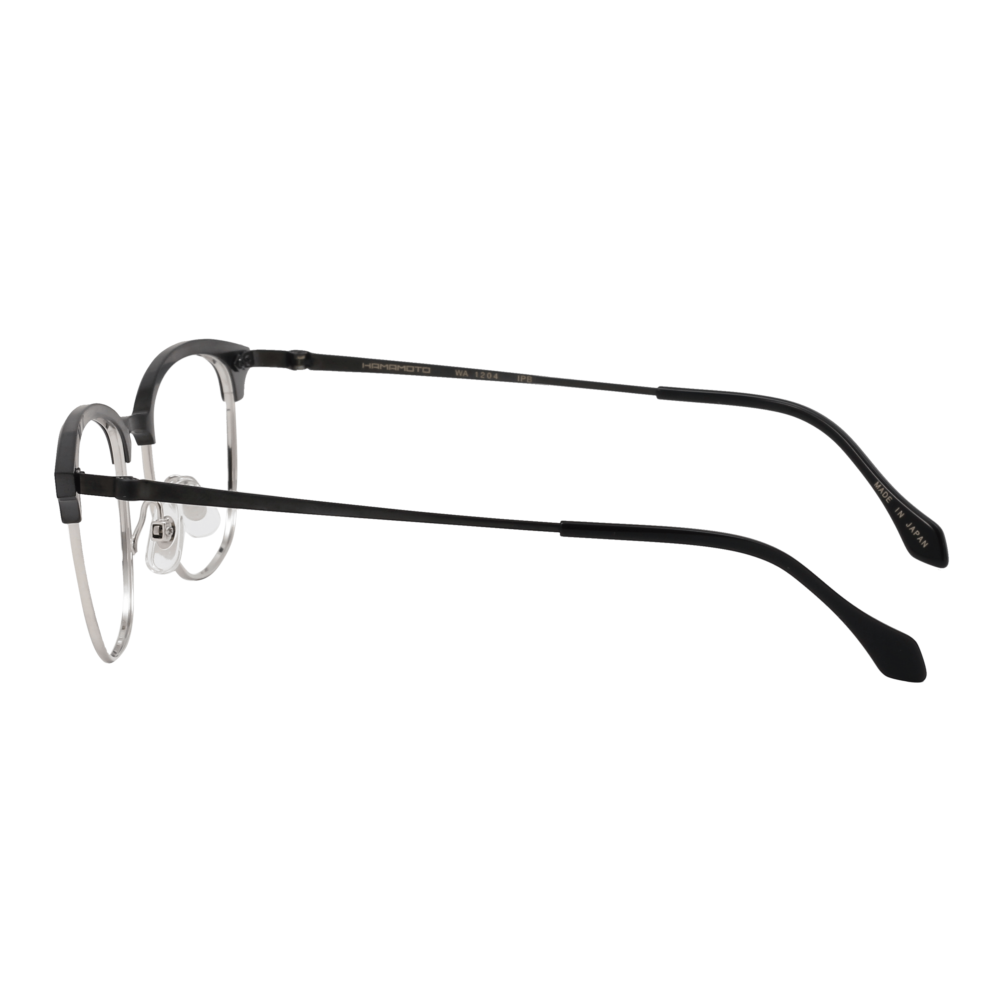 Hamamoto WA1204 Frame Silver Male Full Titanium Frame — Silver frame — view 3