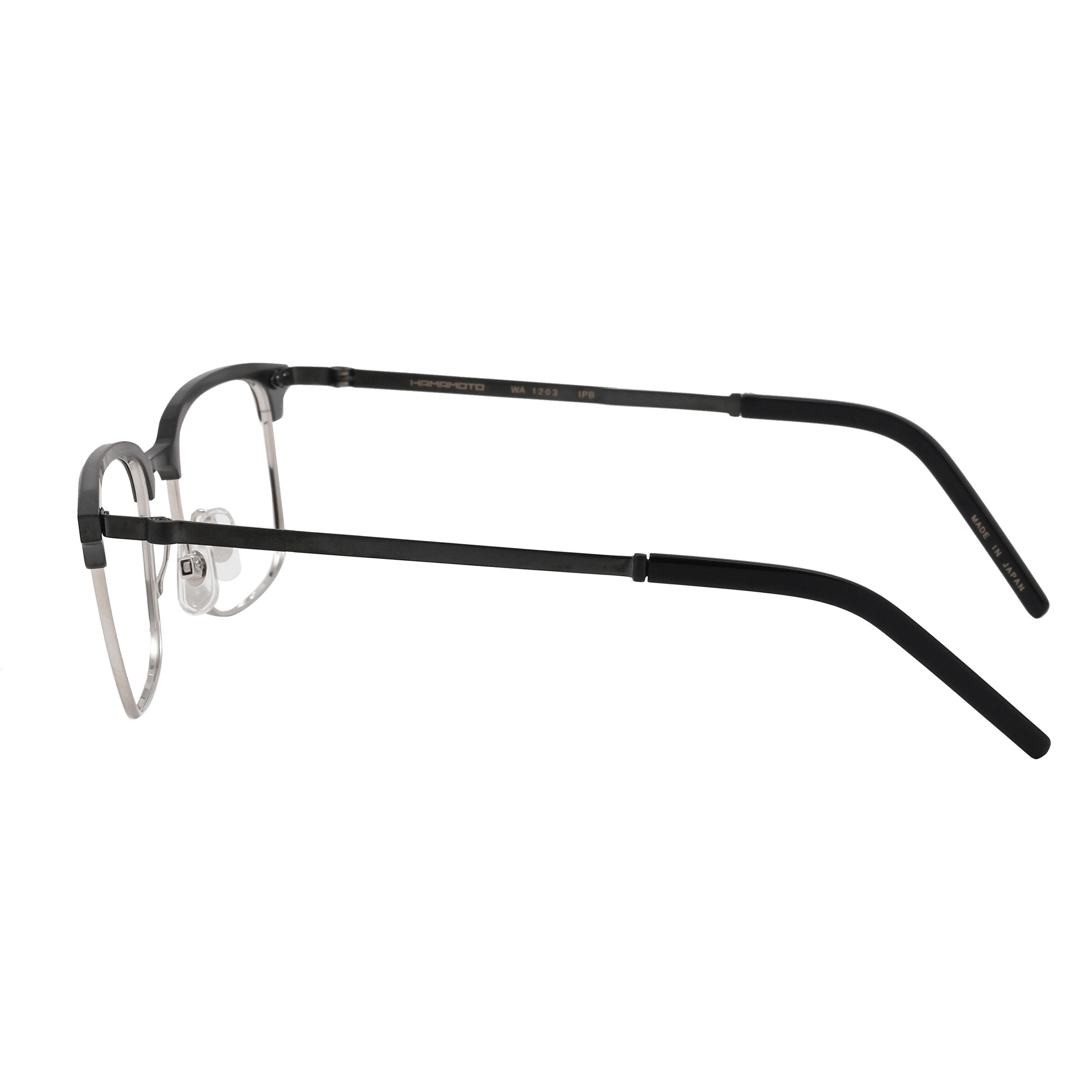 Hamamoto WA1203 Frame Silver Male Full Titanium Frame — Silver frame — view 3