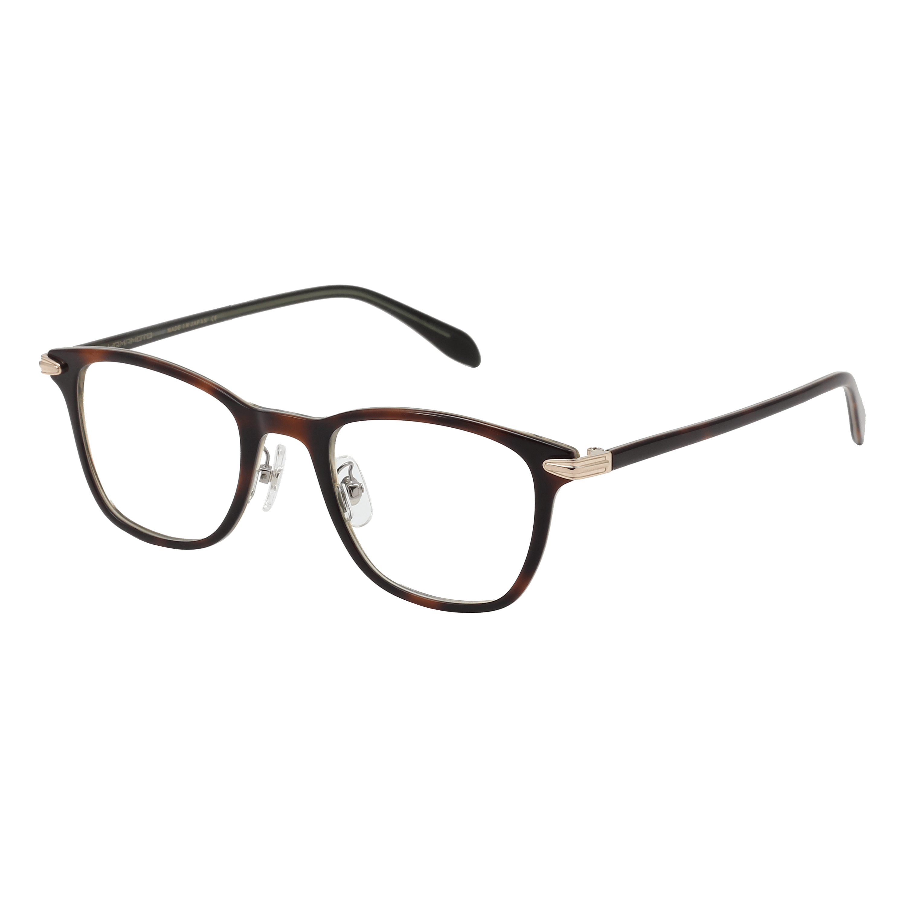Hamamoto HT-553 Frame Tortoise Unisex Full Shell Frame — Tortoise frame — alternate view