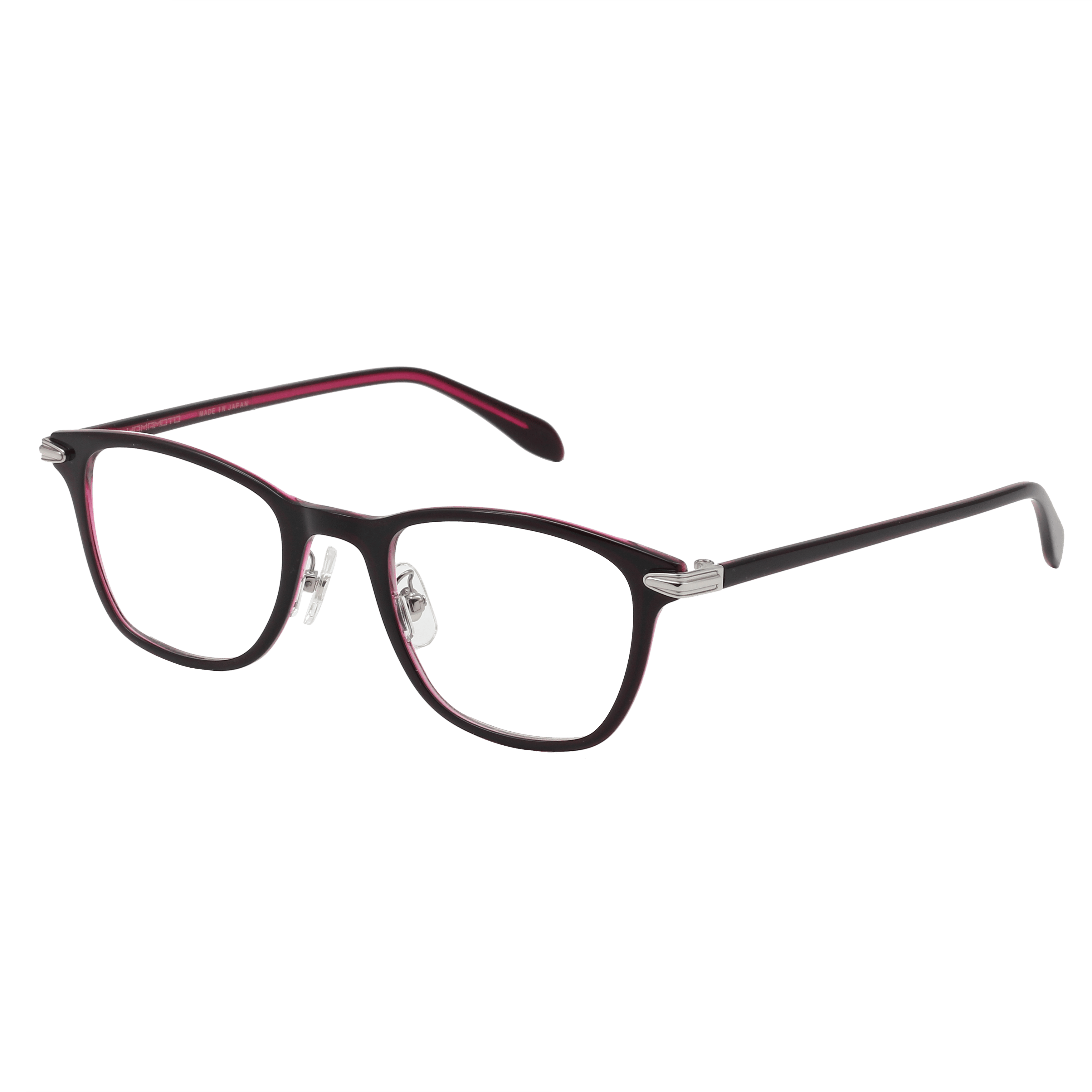 Hamamoto HT-553 Frame Maroon Unisex Full Shell Frame — Maroon frame — alternate view
