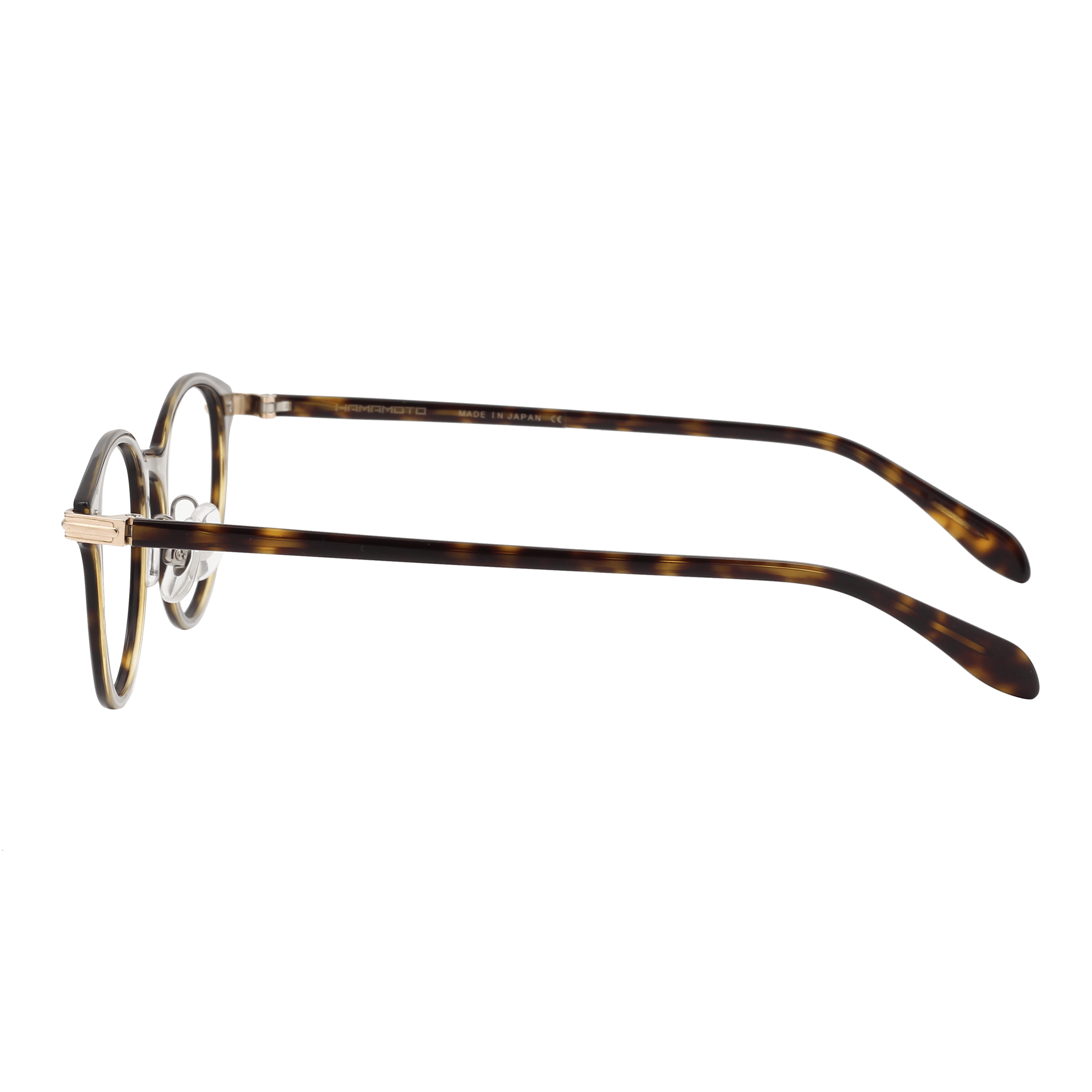 Hamamoto HT-554 Frame Tortoise Unisex Full Shell Frame — Tortoise frame — view 3
