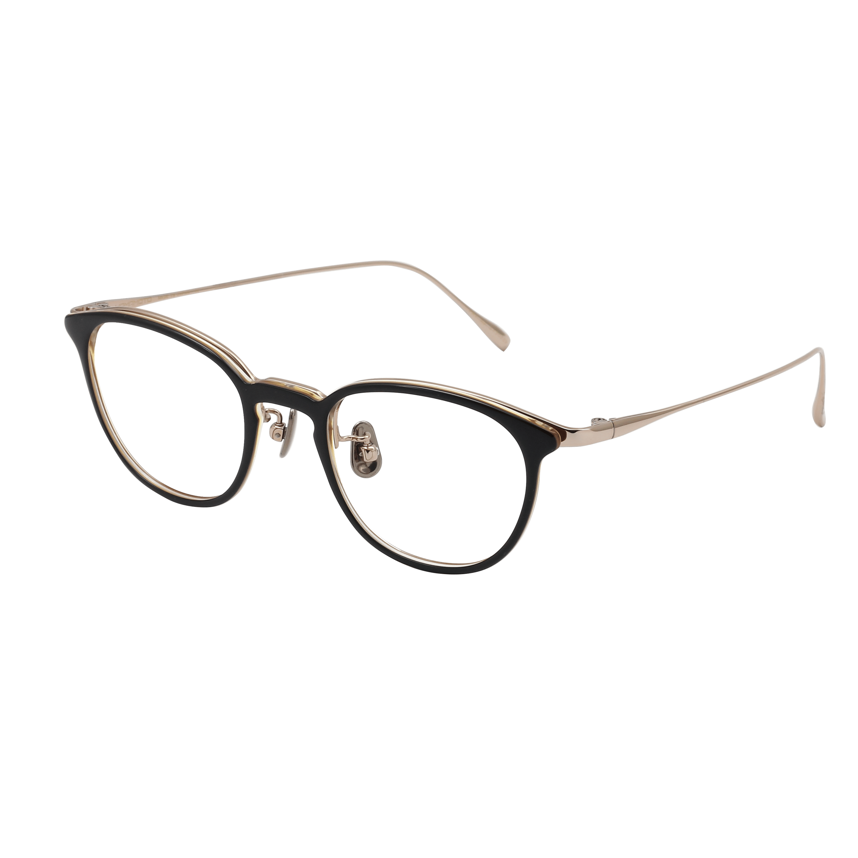 Hamamoto HT-555 Frame Black Unisex Full Metal Frame — Black frame — alternate view