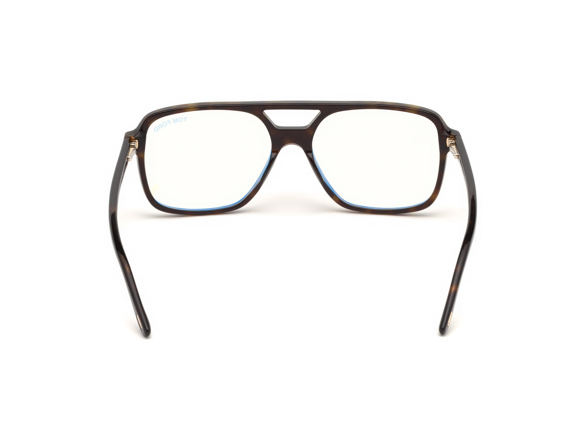 Tomford FT5585-B Frame Brown Male Full Shell Frame — Brown frame — view 4