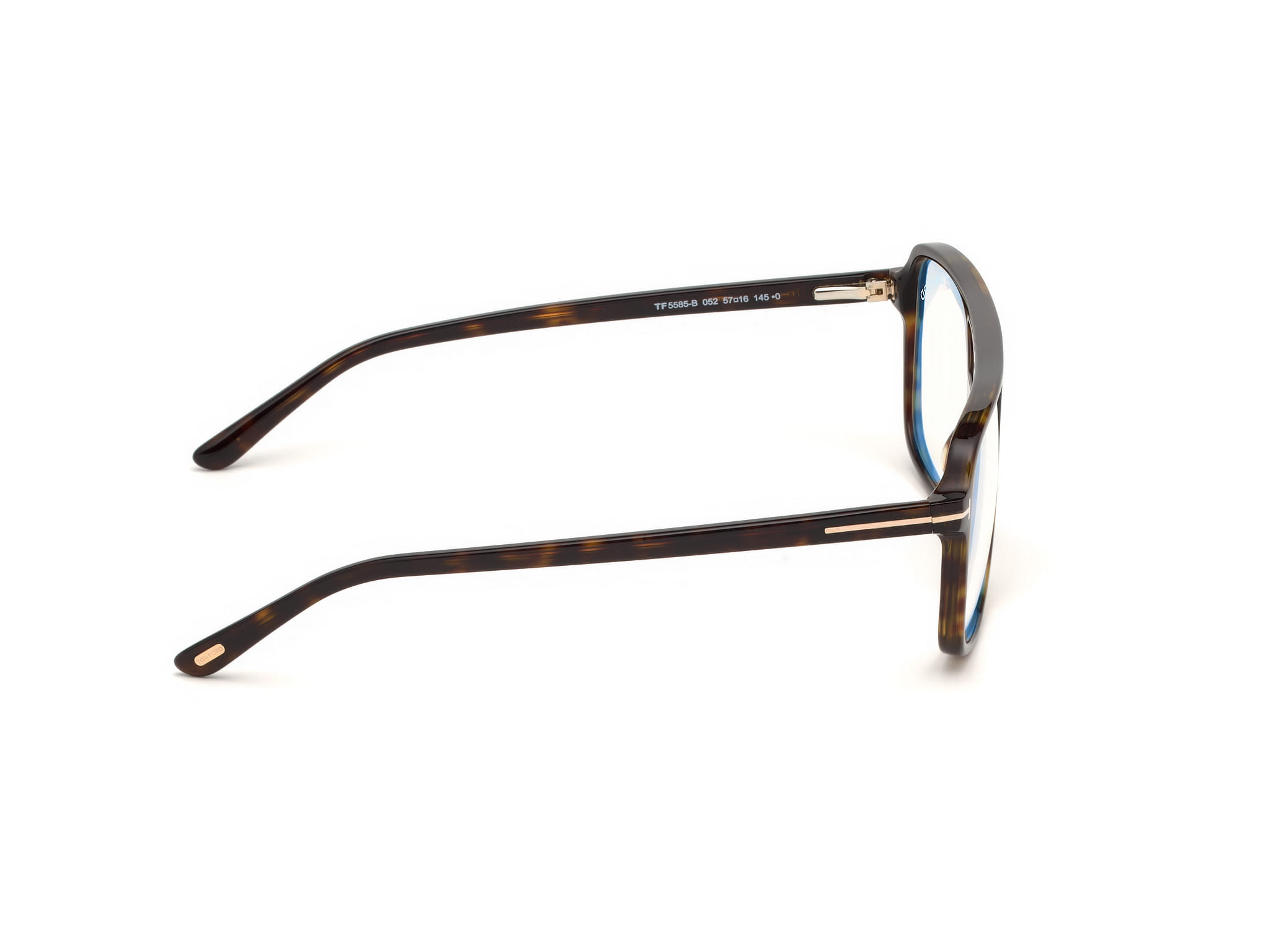 Tomford FT5585-B Frame Brown Male Full Shell Frame — Brown frame — view 6