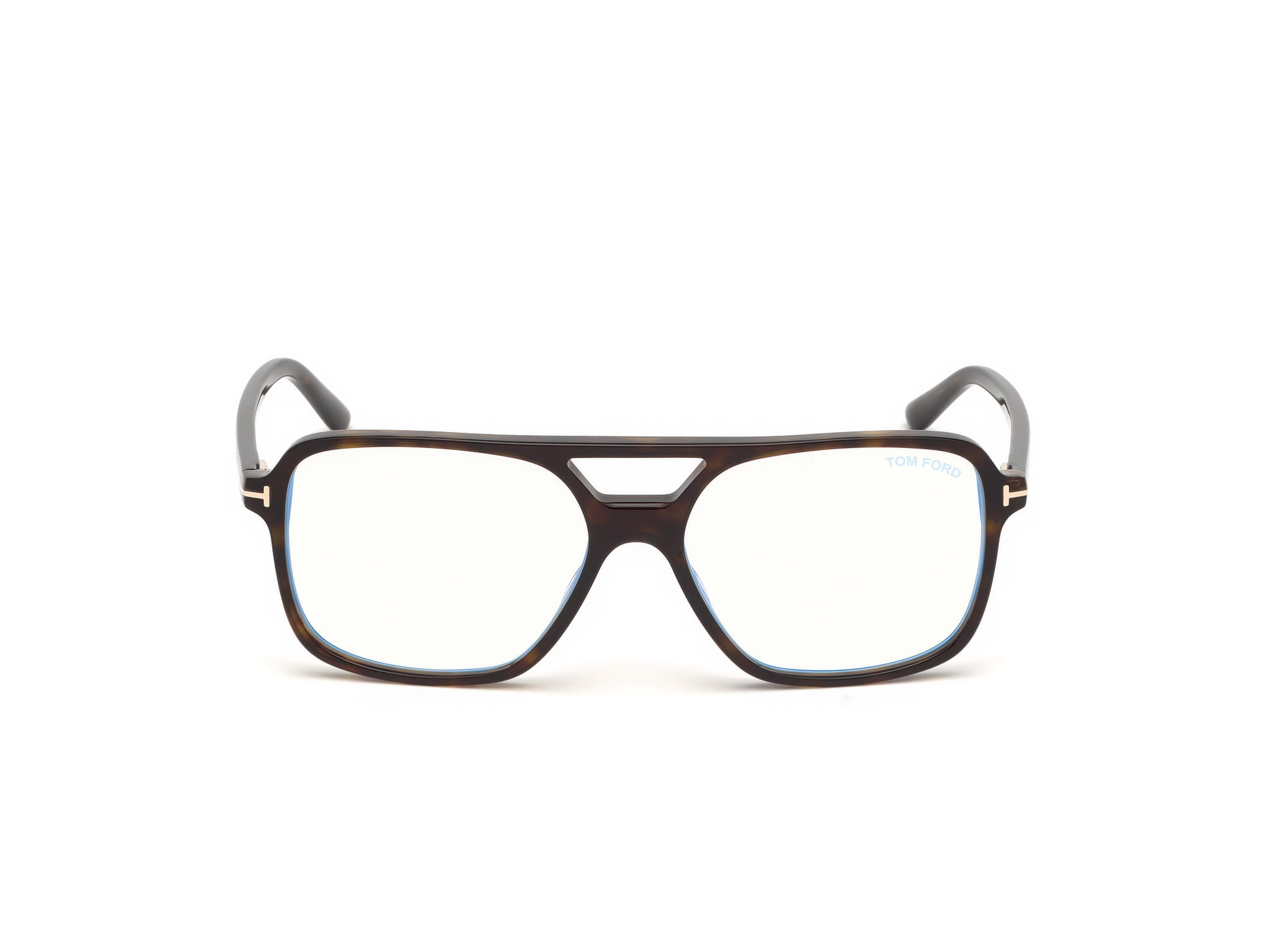 Tomford FT5585-B Frame Brown Male Full Shell Frame — Brown frame — view 8