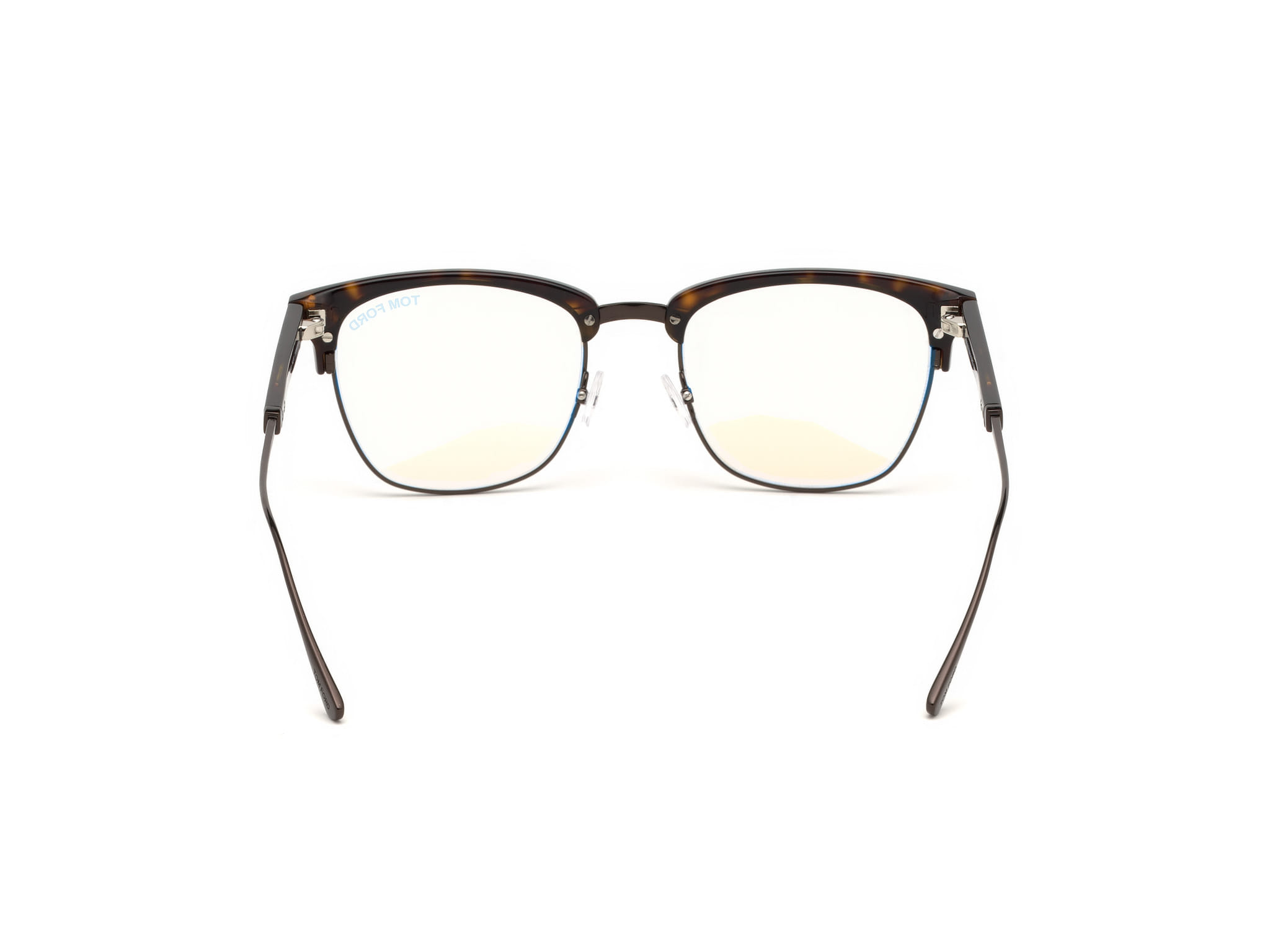 Tomford FT5590-B Frame Brown Male Full Titanium Frame — Brown frame — view 4