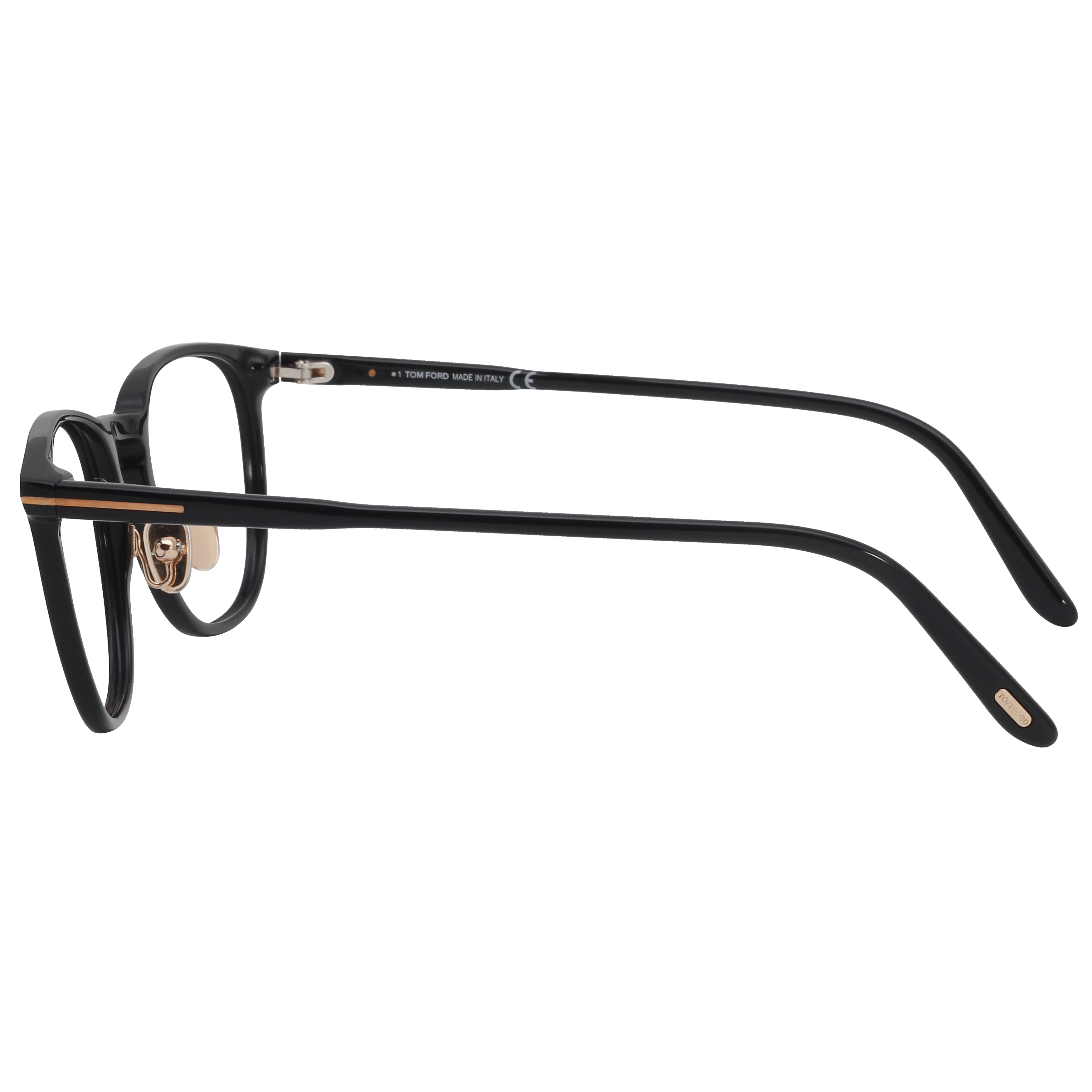 Tomford FT5700-B Frame Black Male Full Shell Frame — Black frame — view 3
