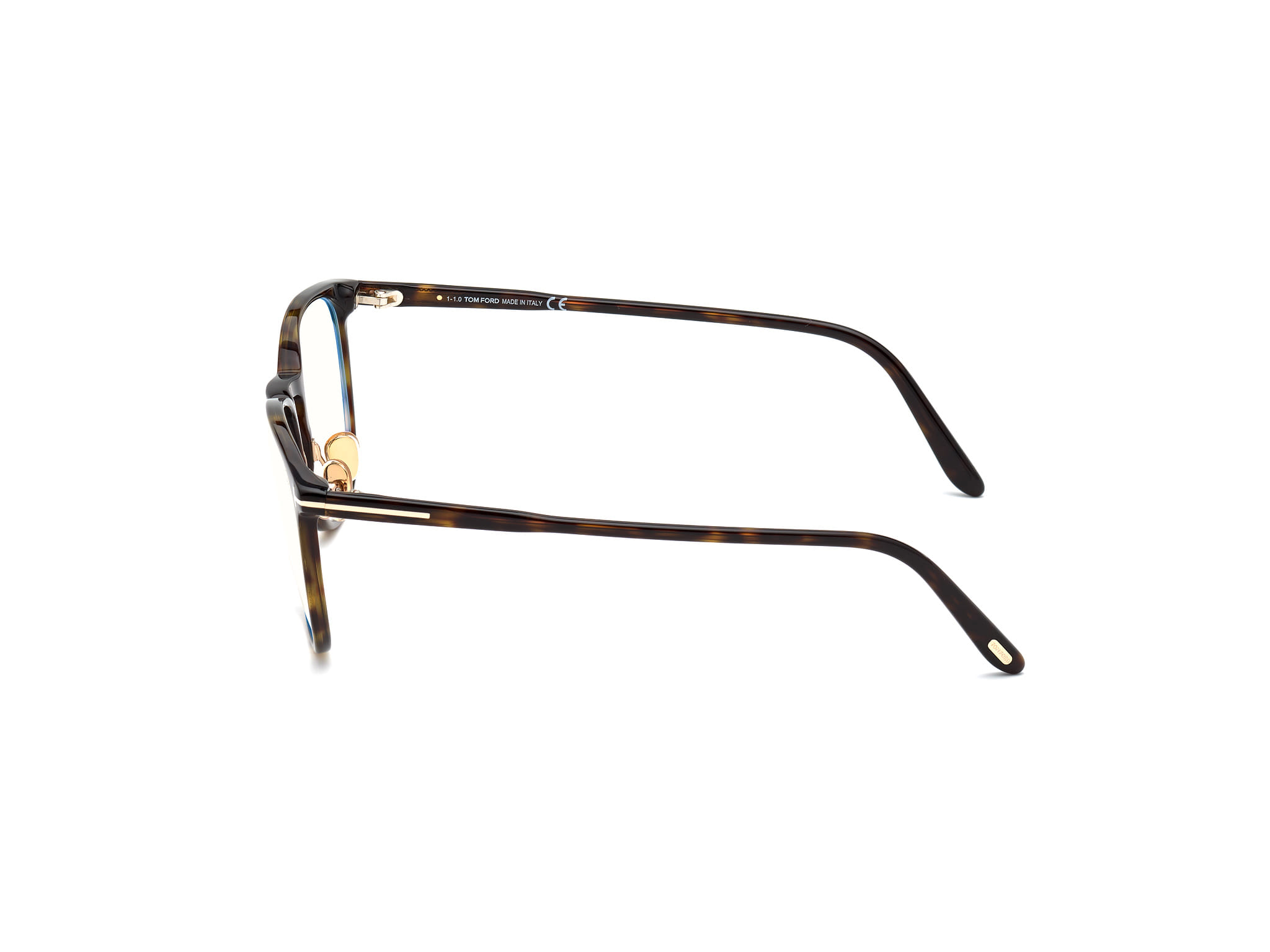 Tomford FT5700-B Frame Brown Male Full Shell Frame — Brown frame — view 2