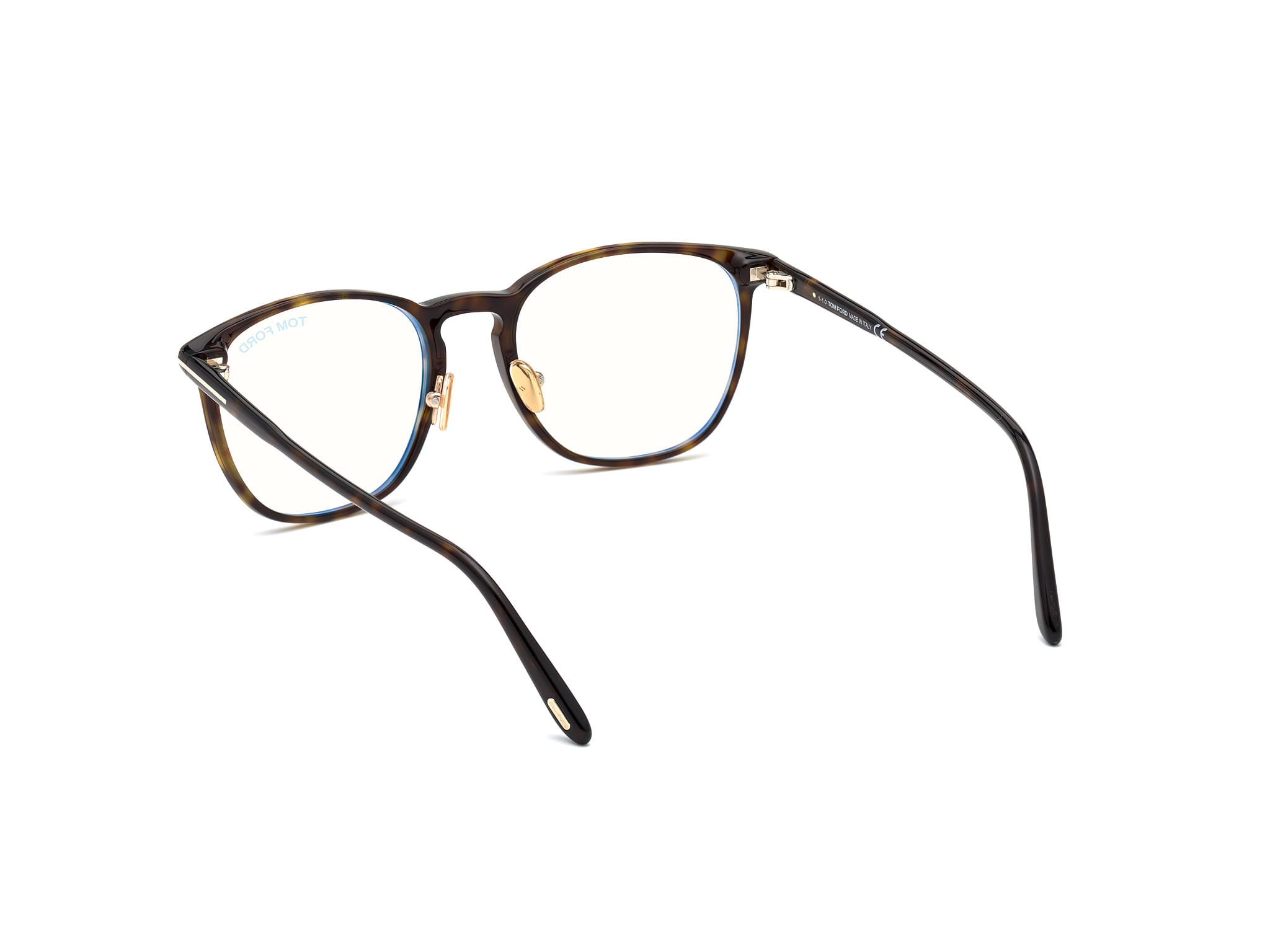 Tomford FT5700-B Frame Brown Male Full Shell Frame — Brown frame — view 3