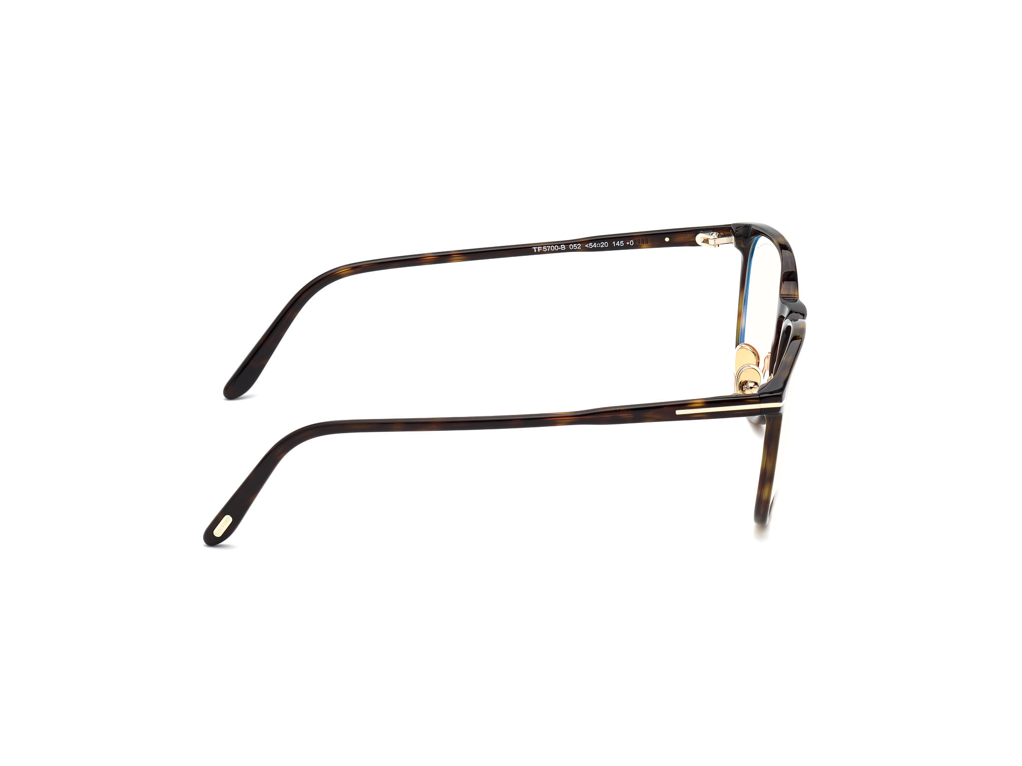 Tomford FT5700-B Frame Brown Male Full Shell Frame — Brown frame — view 6