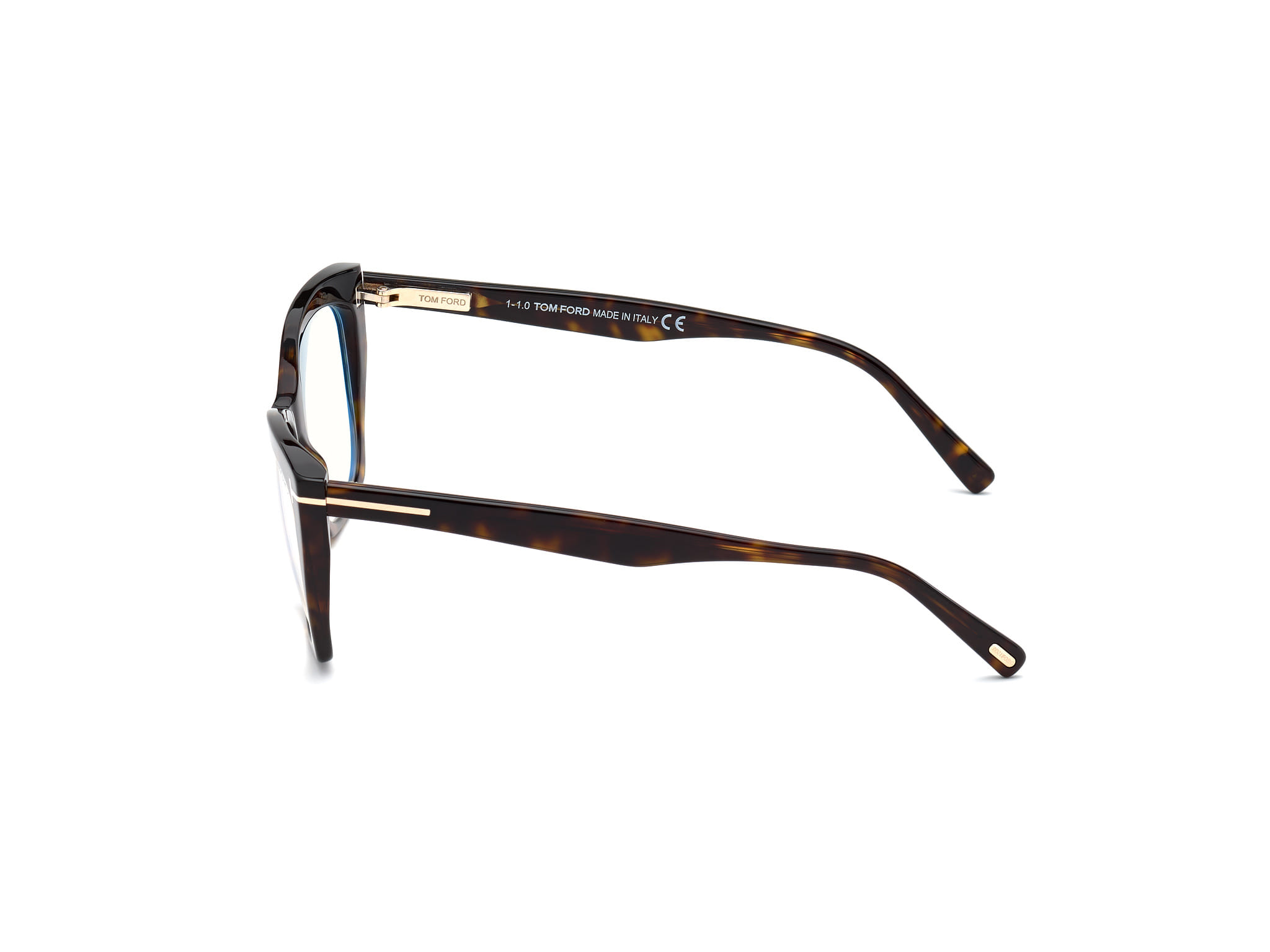 Tomford FT5709-B Frame Brown Female Full Shell Frame — Brown frame — view 2