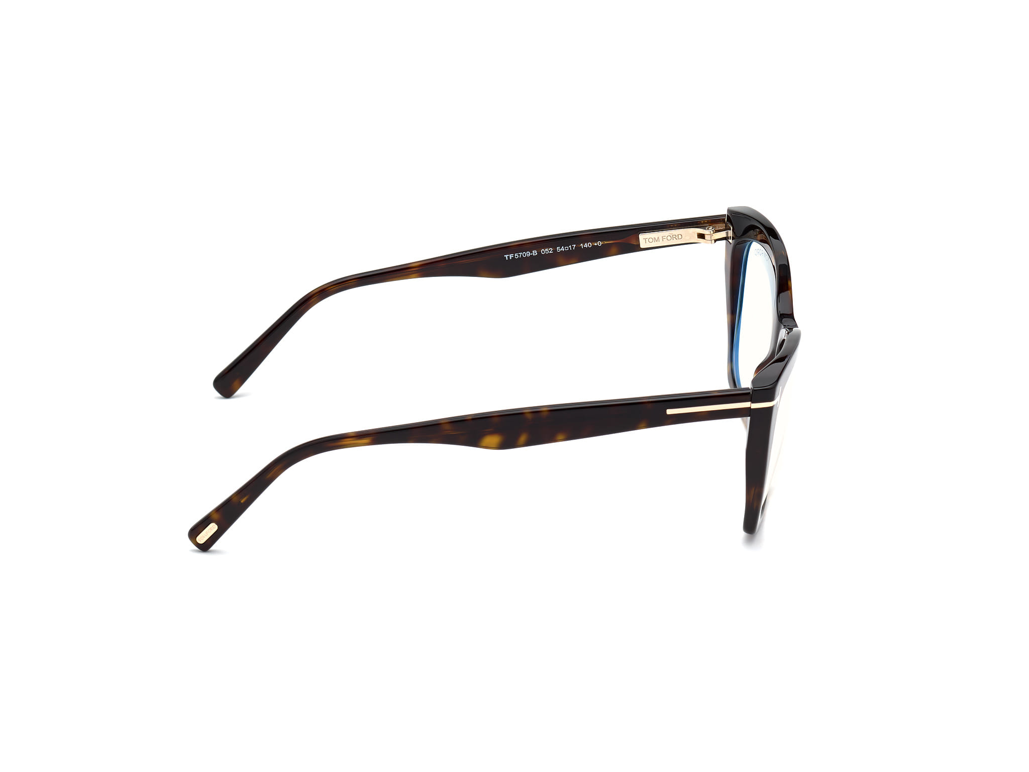 Tomford FT5709-B Frame Brown Female Full Shell Frame — Brown frame — view 6