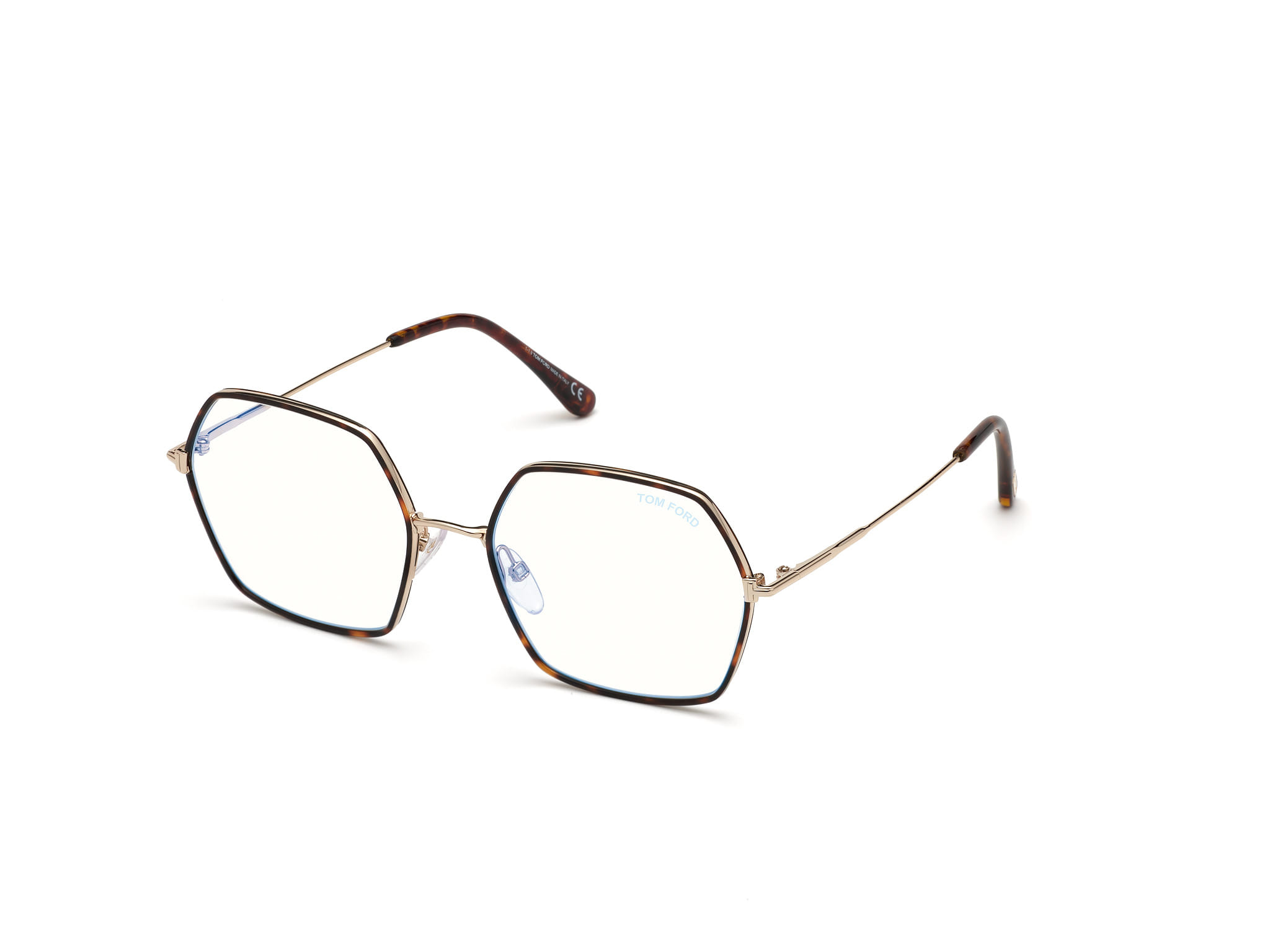 Tomford FT5615-B Frame Brown Female Full Metal — Brown frame