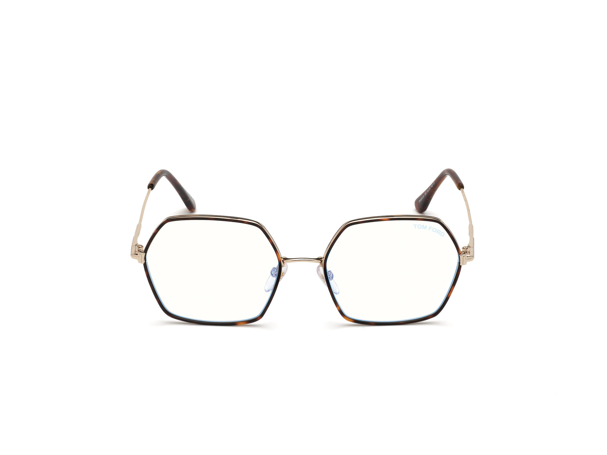 Tomford FT5615-B Frame Brown Female Full Metal Frame — Brown frame — view 2