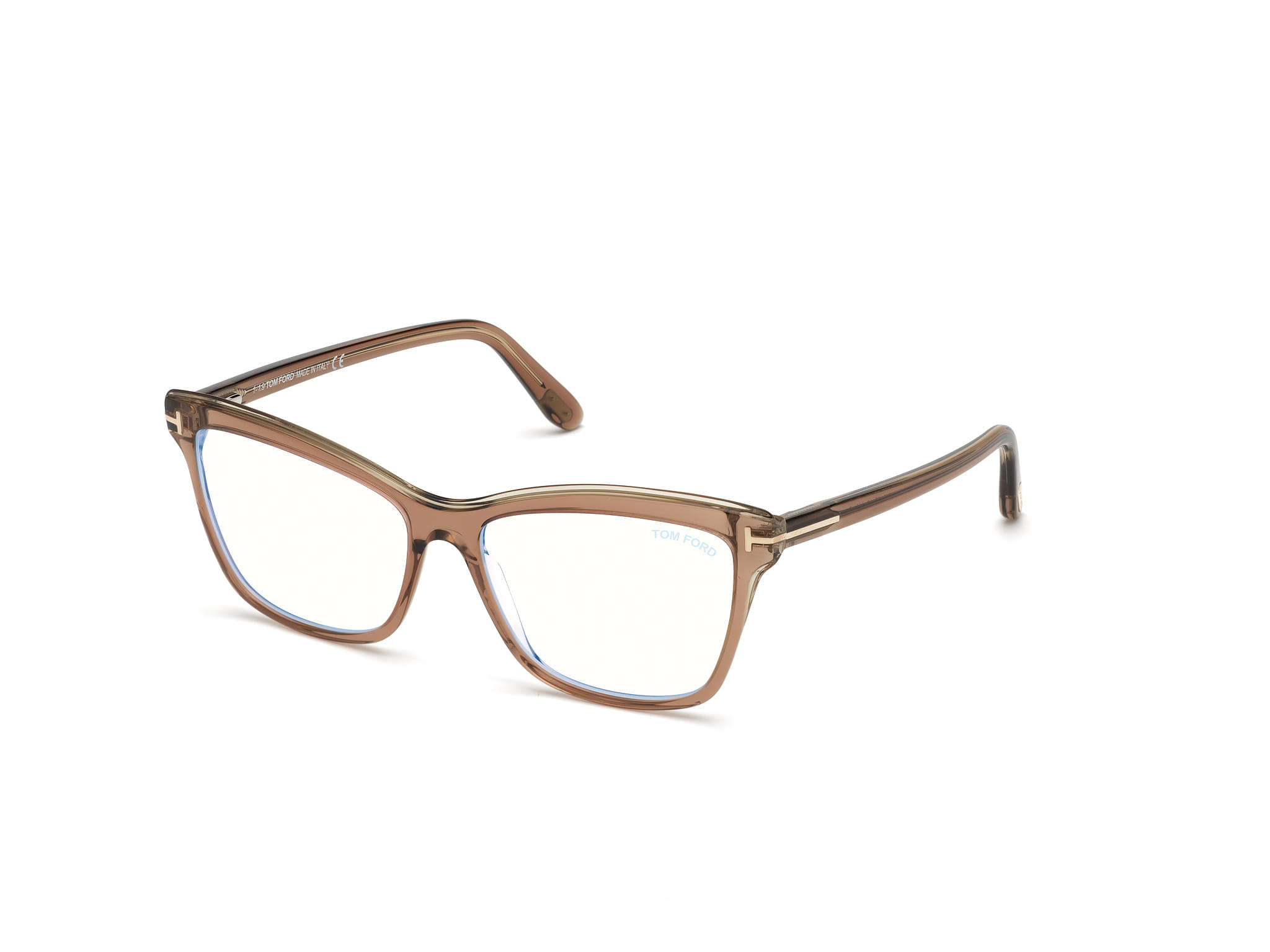 Tomford FT5619-B Frame Transparent Brown Female Full Shell