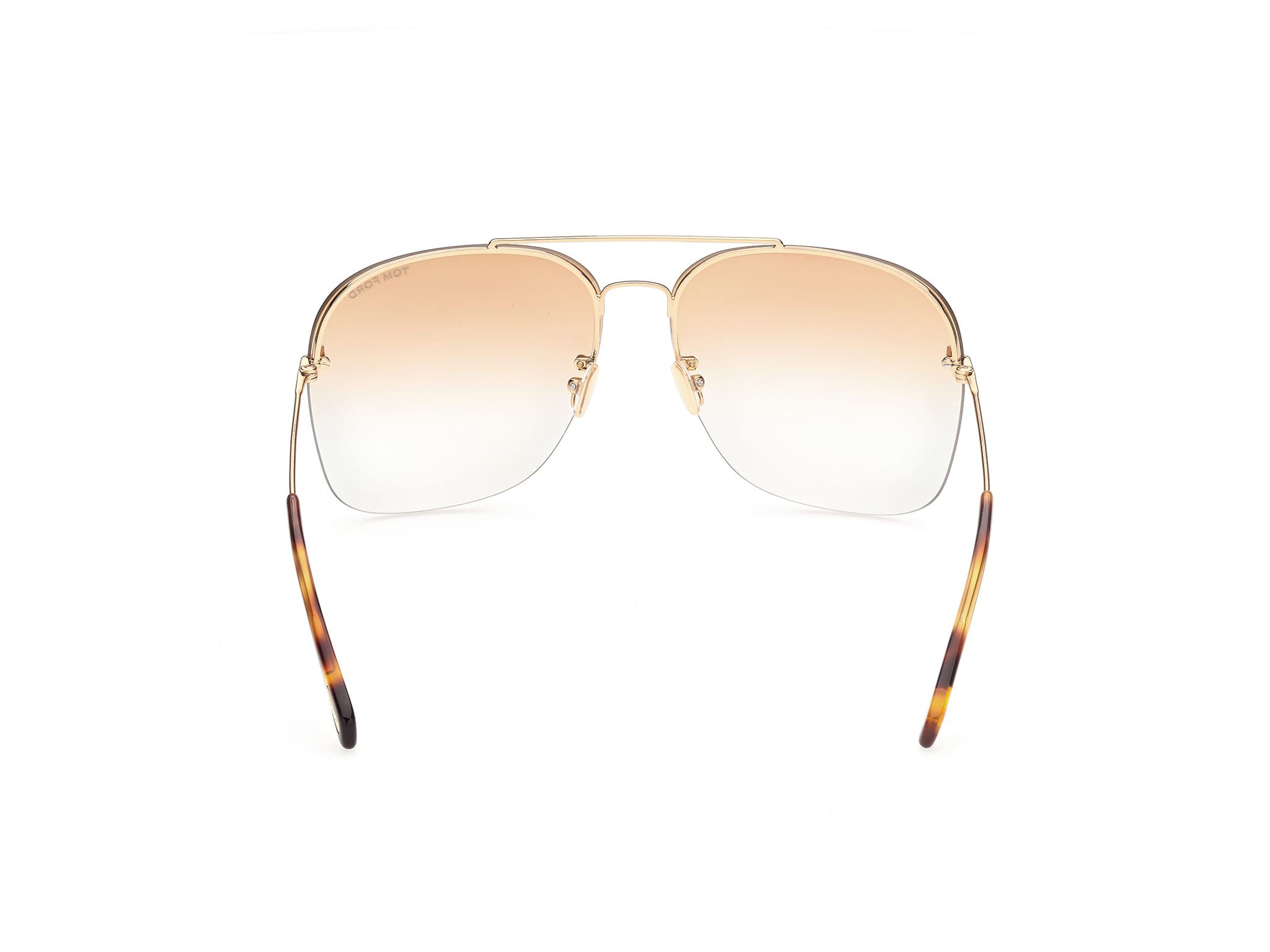 Tomford FT0883 Sunglass Gold Male RimLess Metal Sunglass — Gold frame — view 4