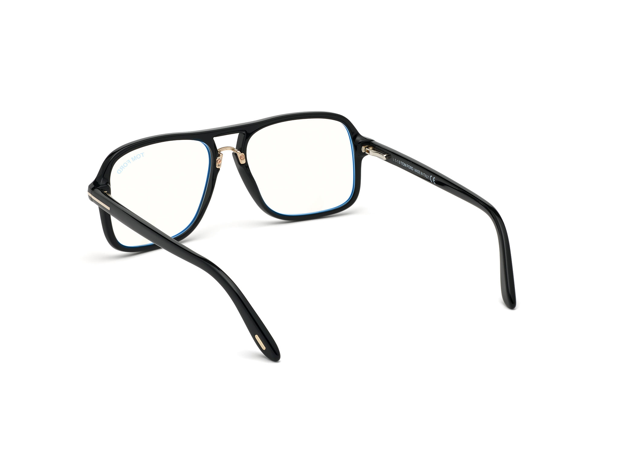 Tomford TF5627-B Frame Black Male Full Shell Frame — Black frame — view 3
