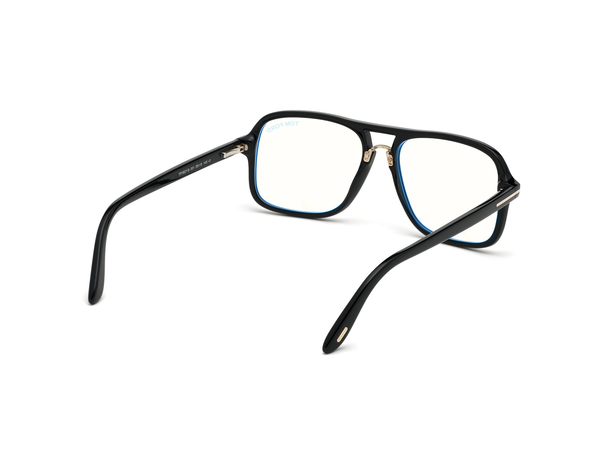 Tomford TF5627-B Frame Black Male Full Shell Frame — Black frame — view 5