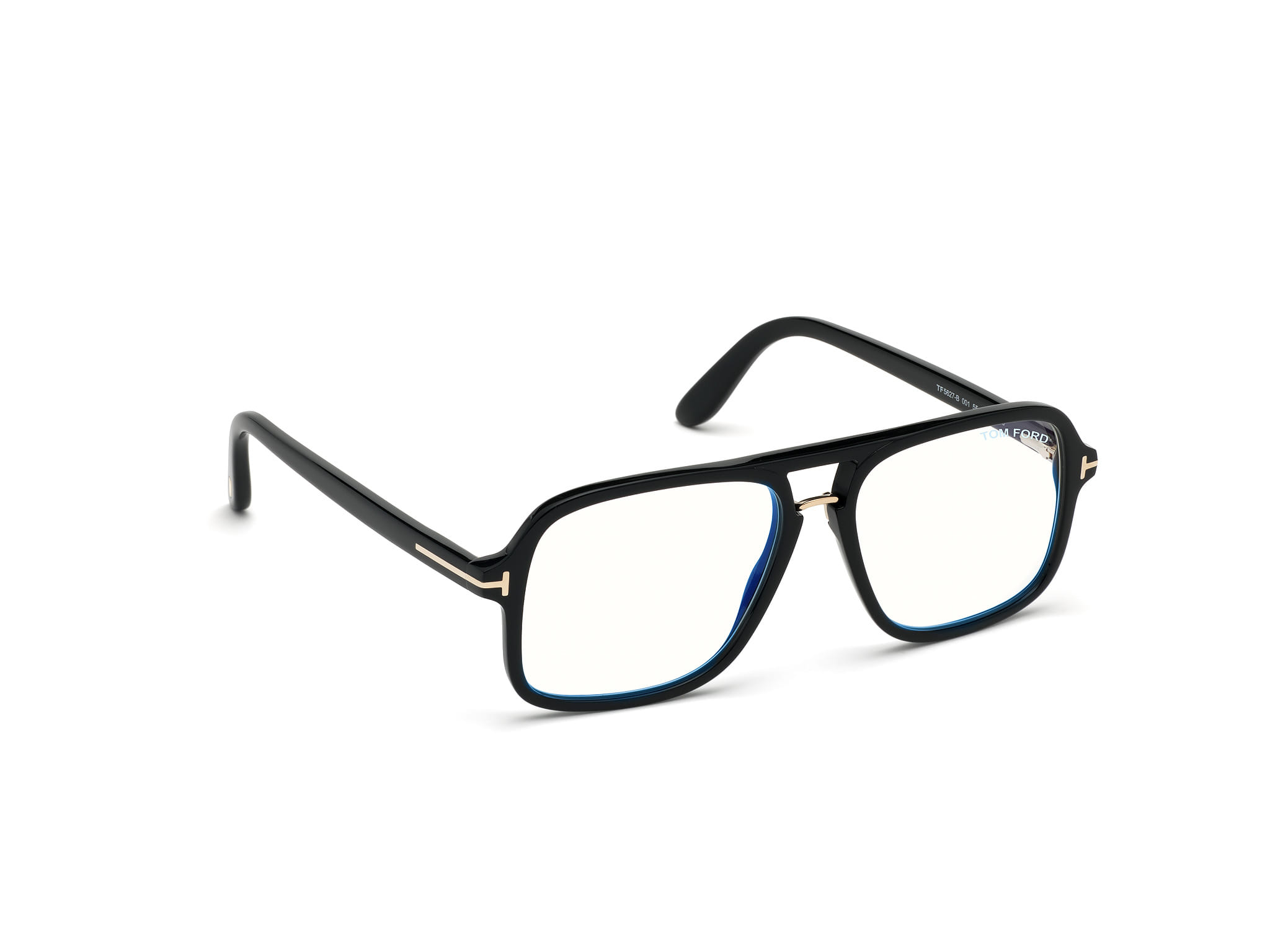 Tomford TF5627-B Frame Black Male Full Shell Frame — Black frame — view 7