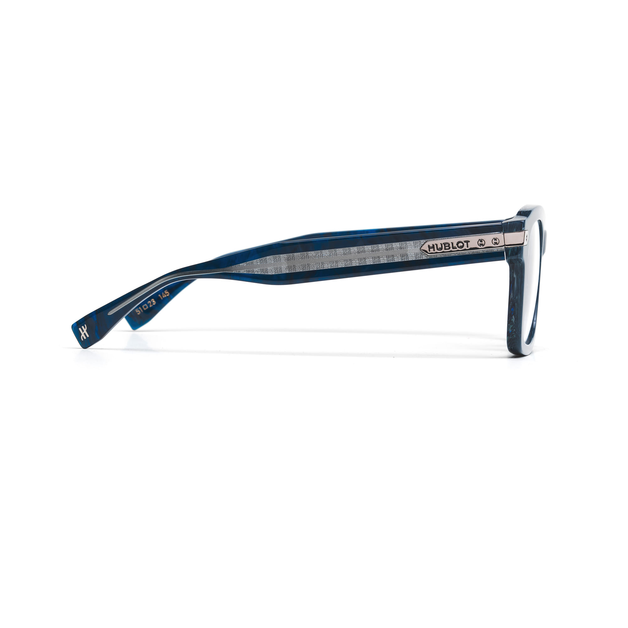 Hublot H047O Frame Blue Male Full Shell Frame — Blue frame — view 3