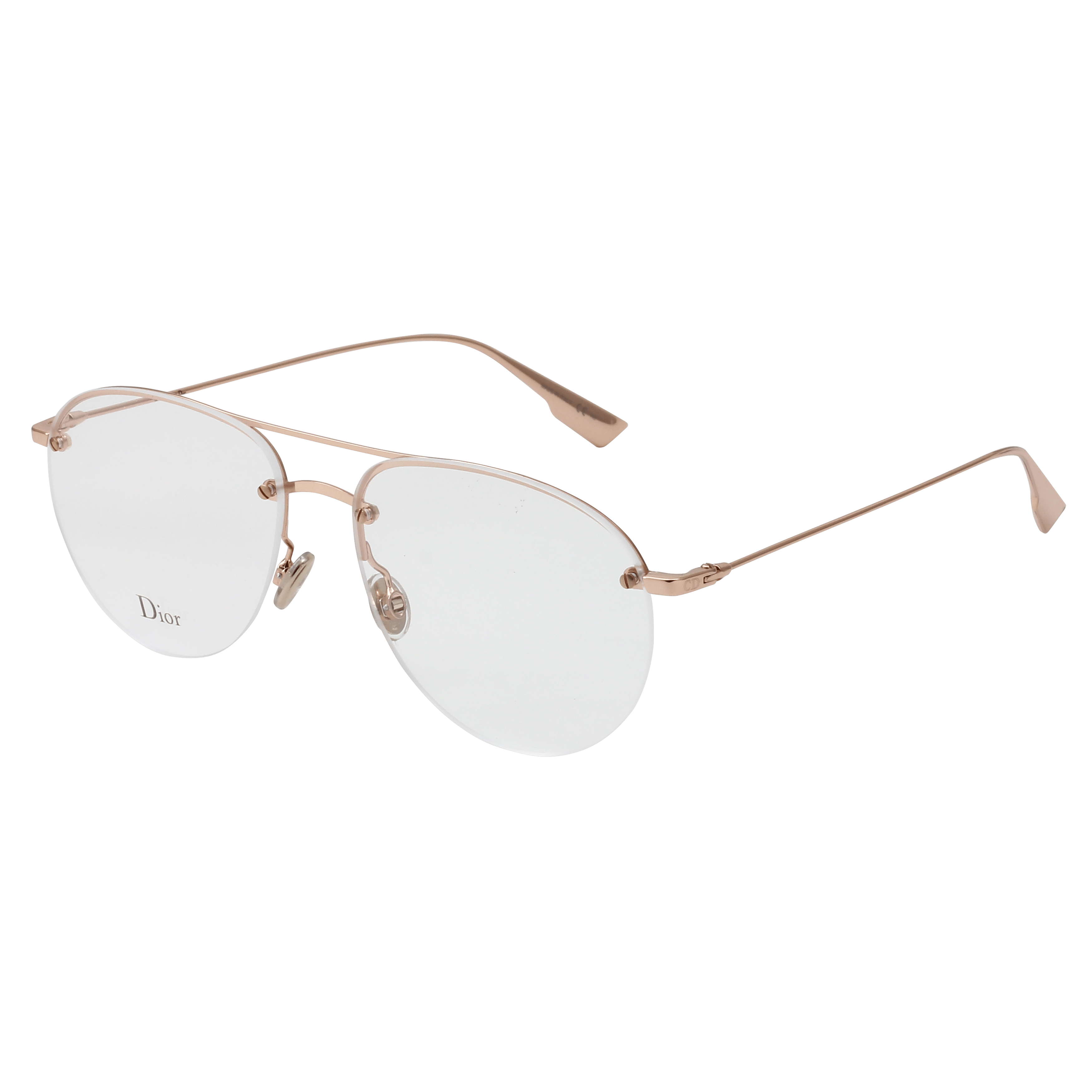 Christian Dior STELLAIREO11 Frame Rose Gold Male RimLess Met — Rose Gold frame