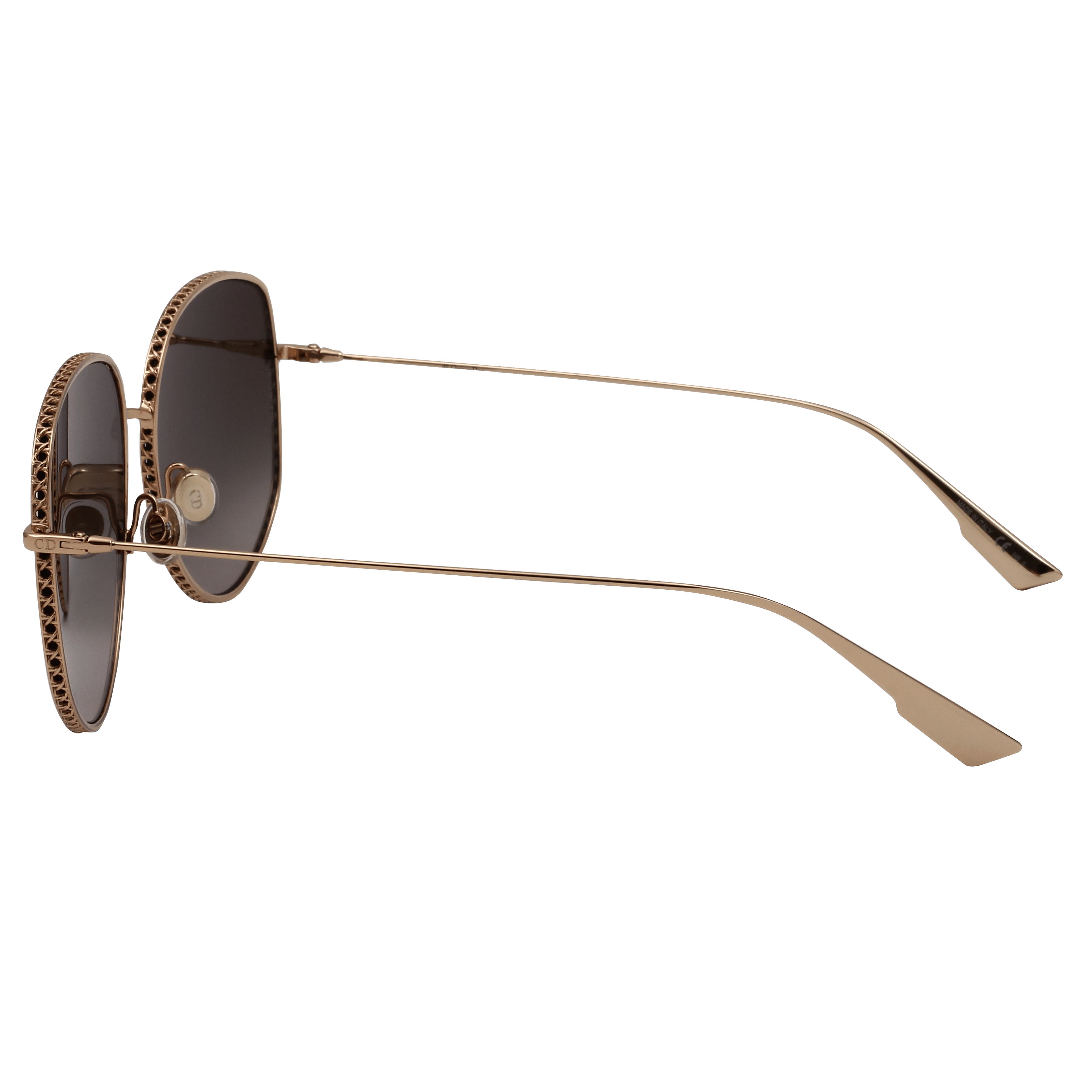 Christian Dior DIORBRDIOR2 Sunglass Rose Gold Female Full Me Sunglass — Rose Gold frame — view 3